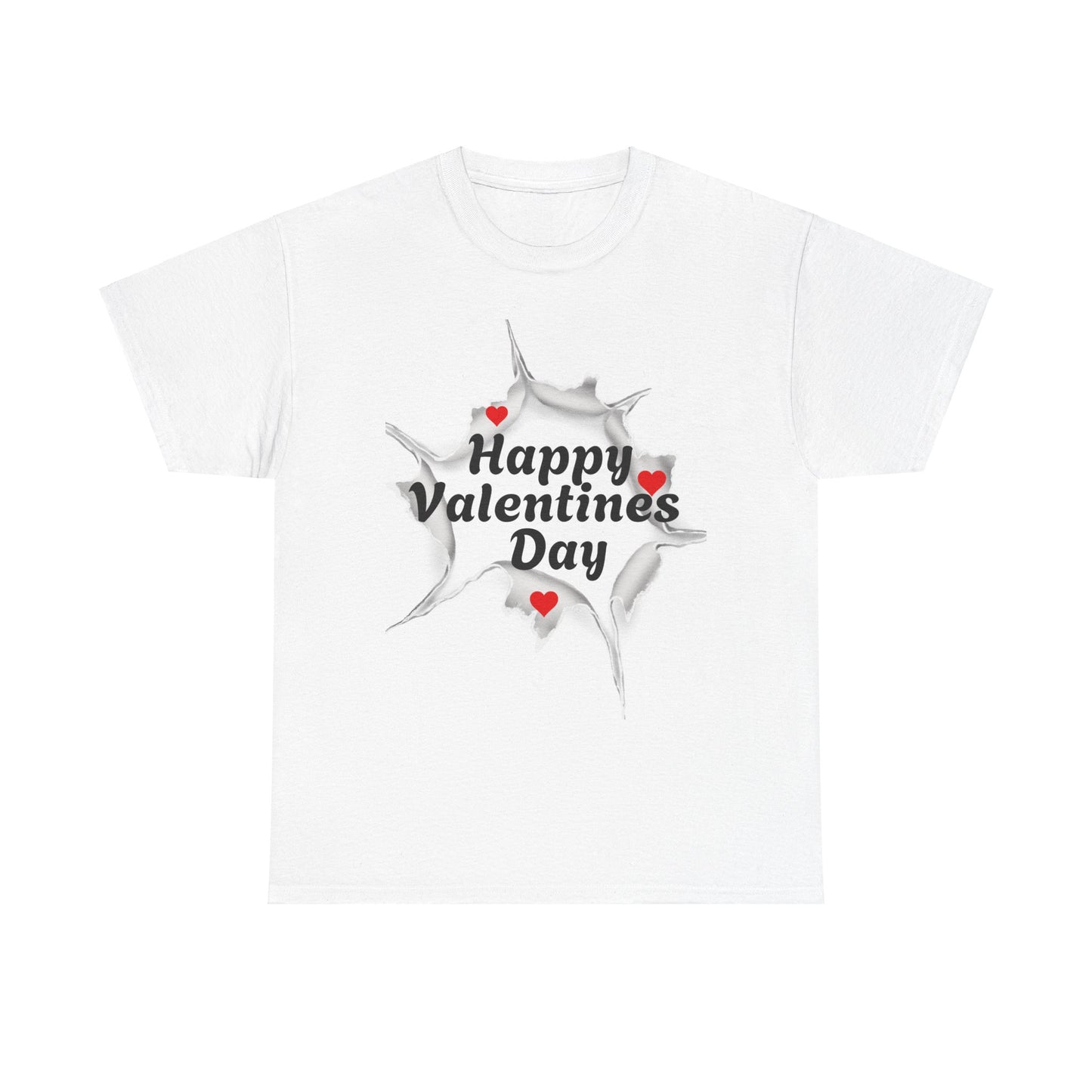 "Happy Valentines Day" - Unisex Heavy Cotton Tee
