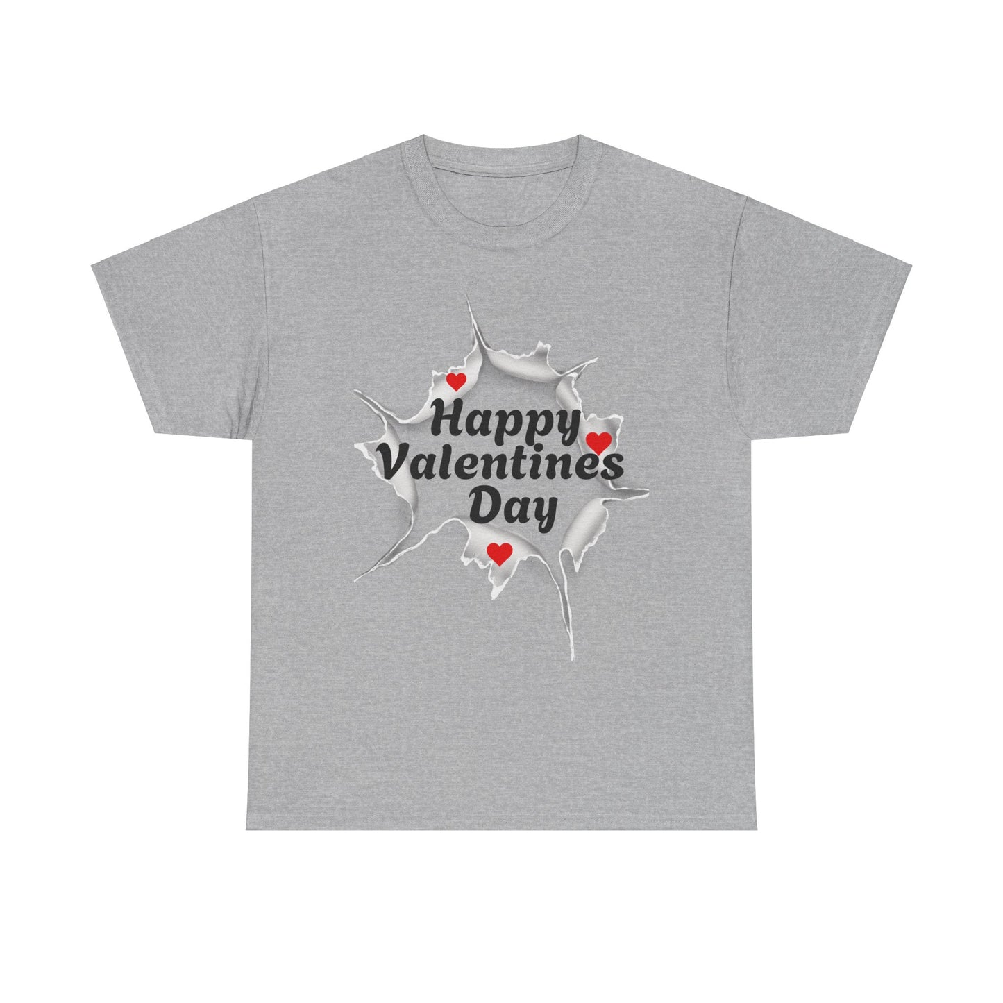 "Happy Valentines Day" - Unisex Heavy Cotton Tee