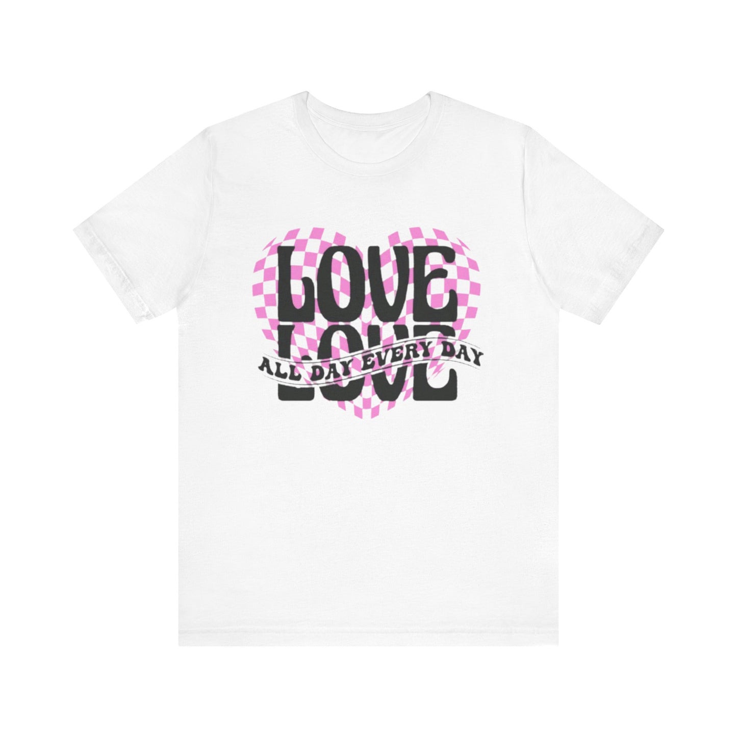 "Love" - Unisex Jersey Short Sleeve Tee