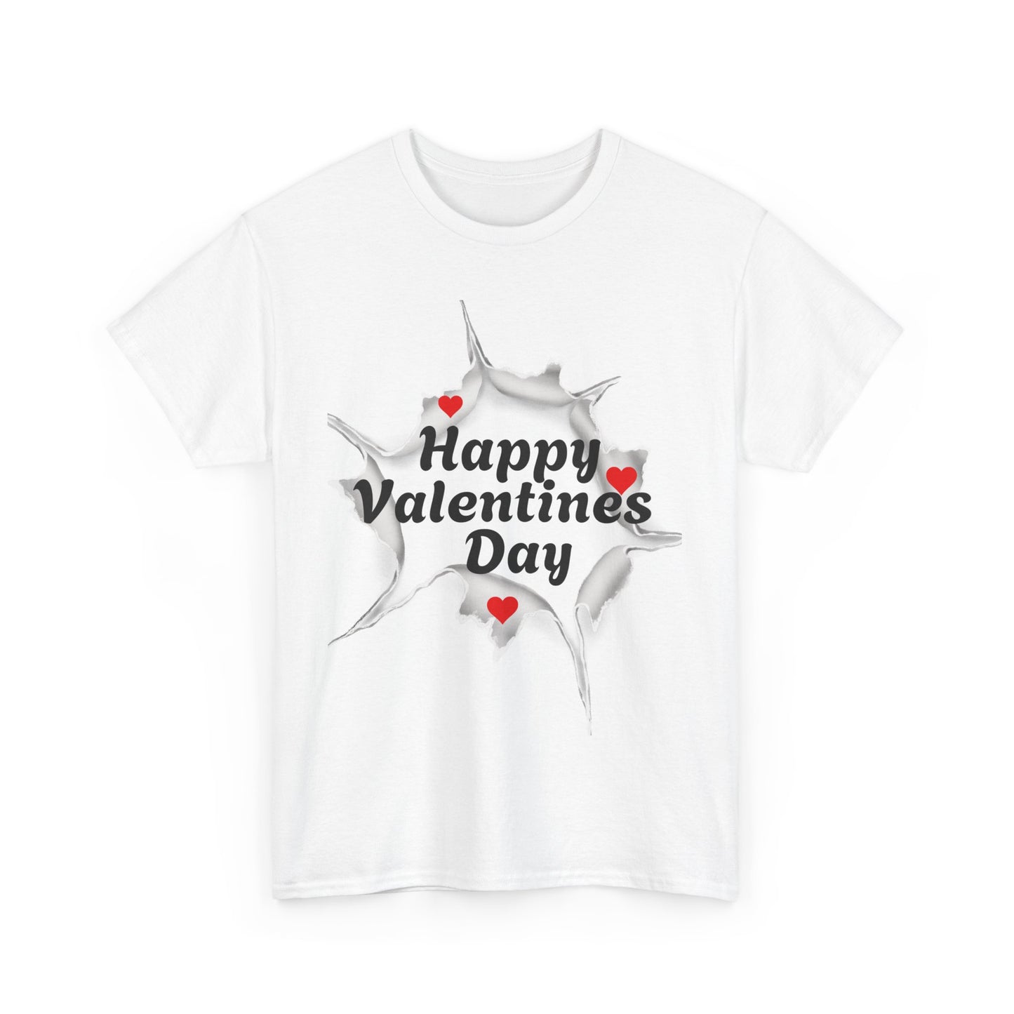 "Happy Valentines Day" - Unisex Heavy Cotton Tee