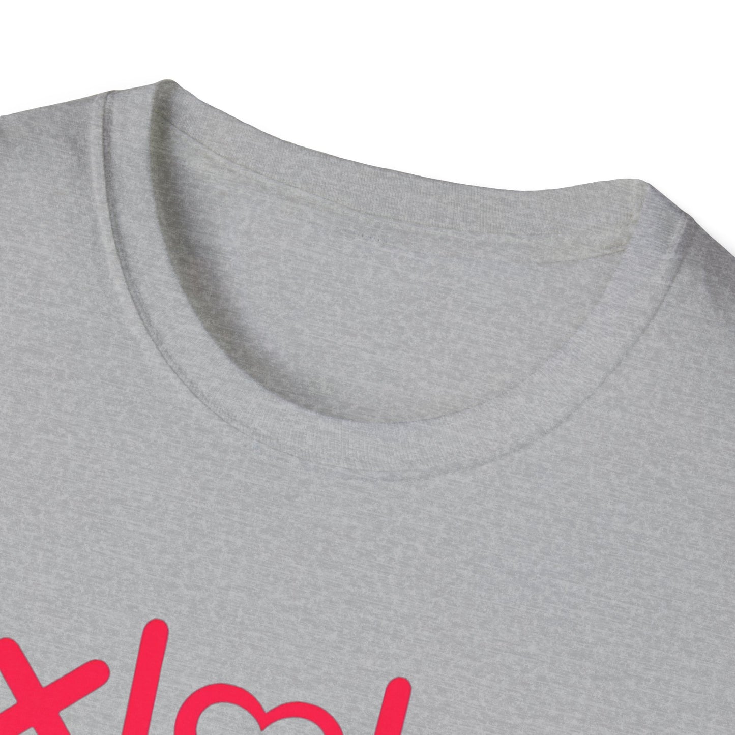 Valentines Day Unisex T-Shirt - Tic Tac Toe Design