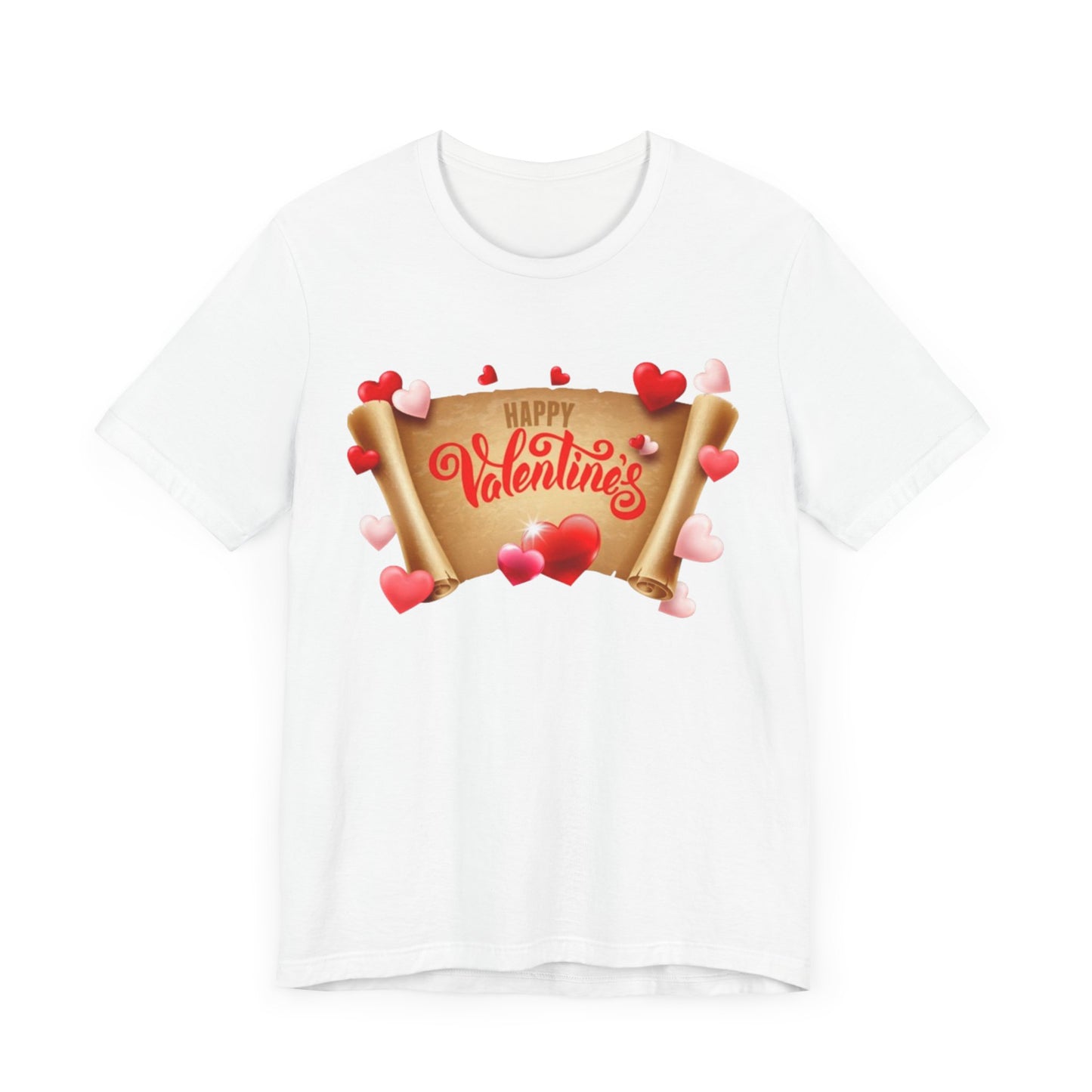 "Happy Valentines Day" - Unisex Jersey Short Sleeve Tee