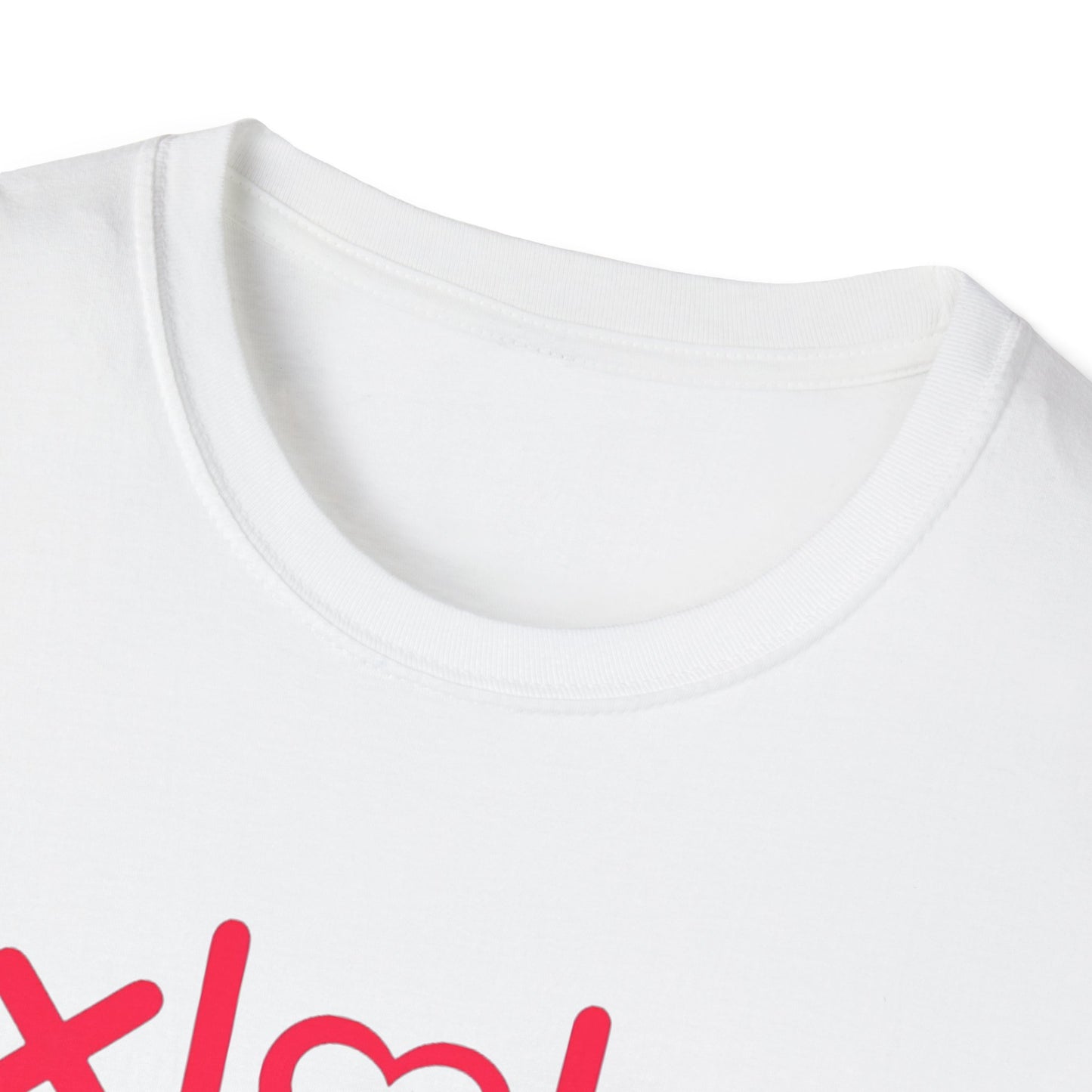 Valentines Day Unisex T-Shirt - Tic Tac Toe Design