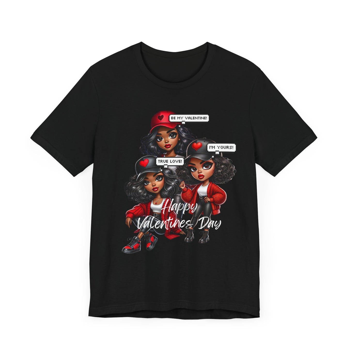 "Happy Valentines Day" - Unisex Jersey Short Sleeve Tee