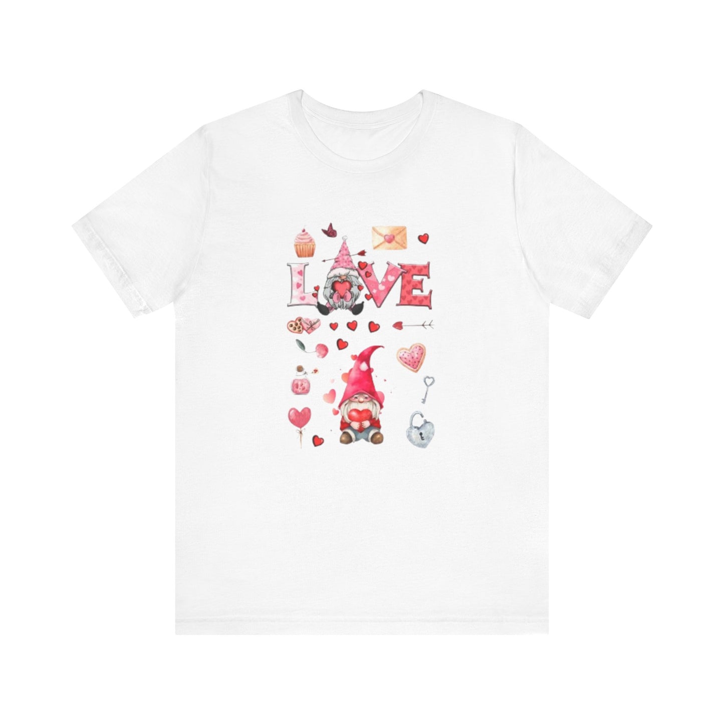 "Gnome Love" - Unisex Jersey Short Sleeve Tee