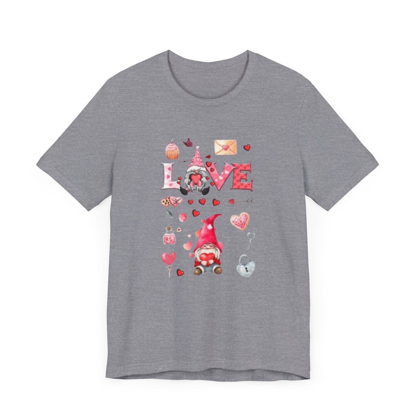 "Gnome Love" - Unisex Jersey Short Sleeve Tee