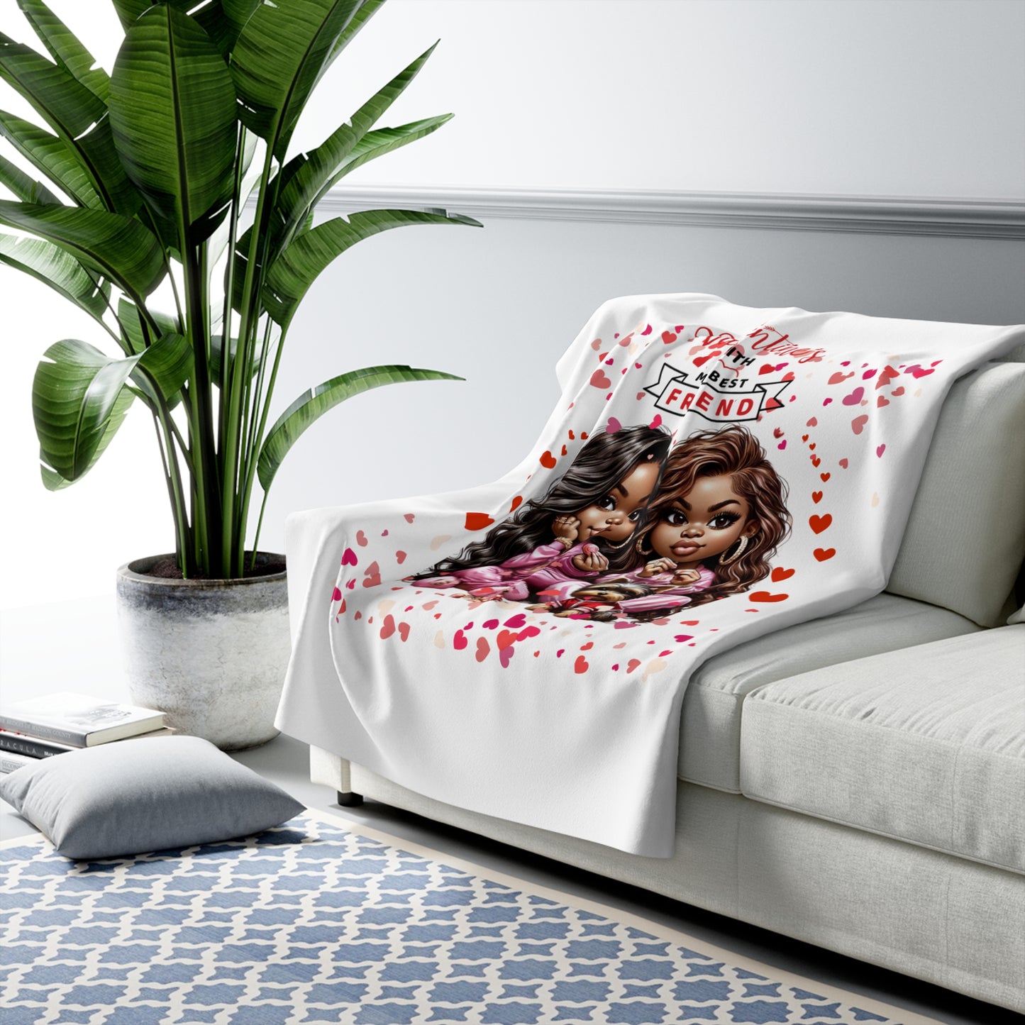 "Best Friend" - Sherpa Fleece Blanket