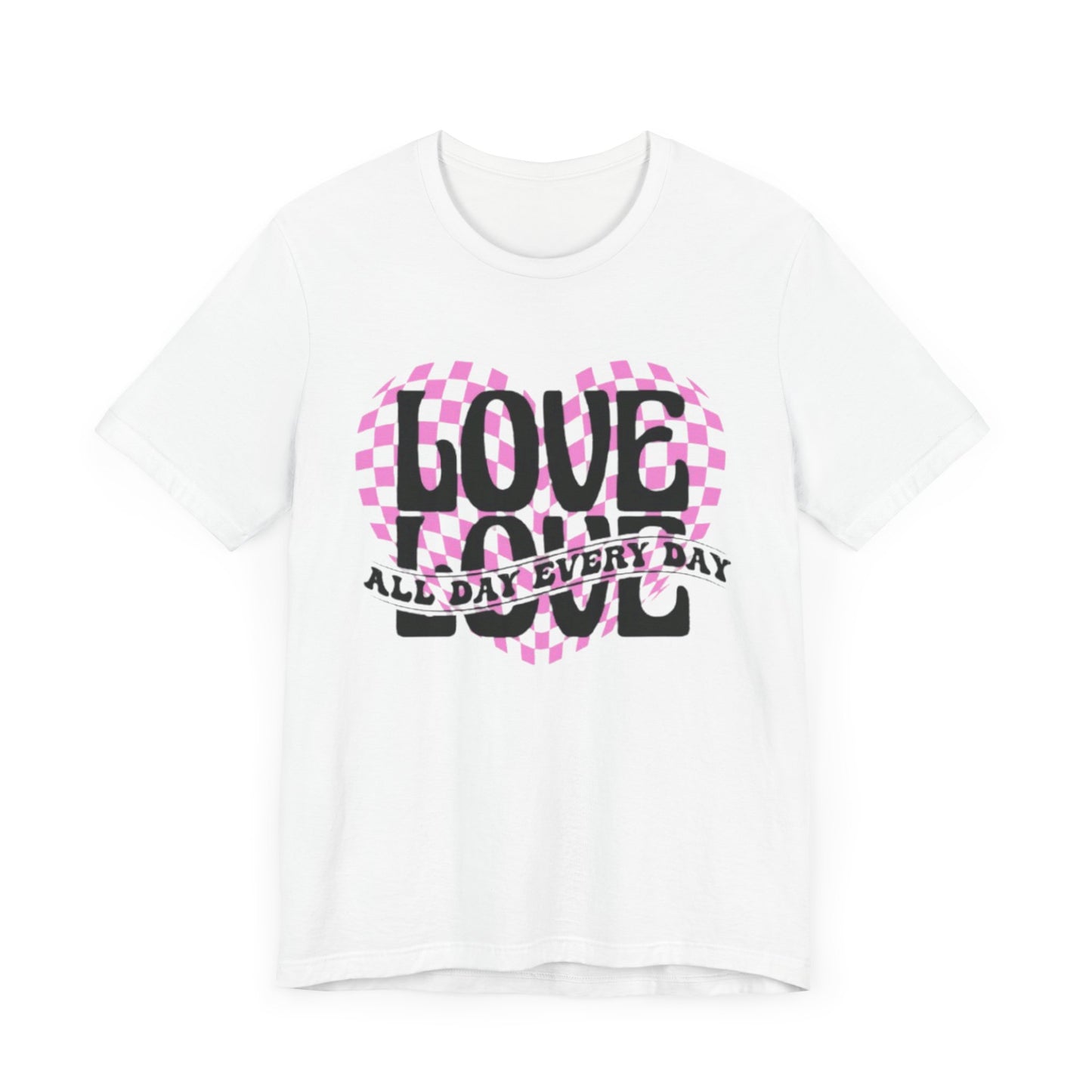 "Love" - Unisex Jersey Short Sleeve Tee