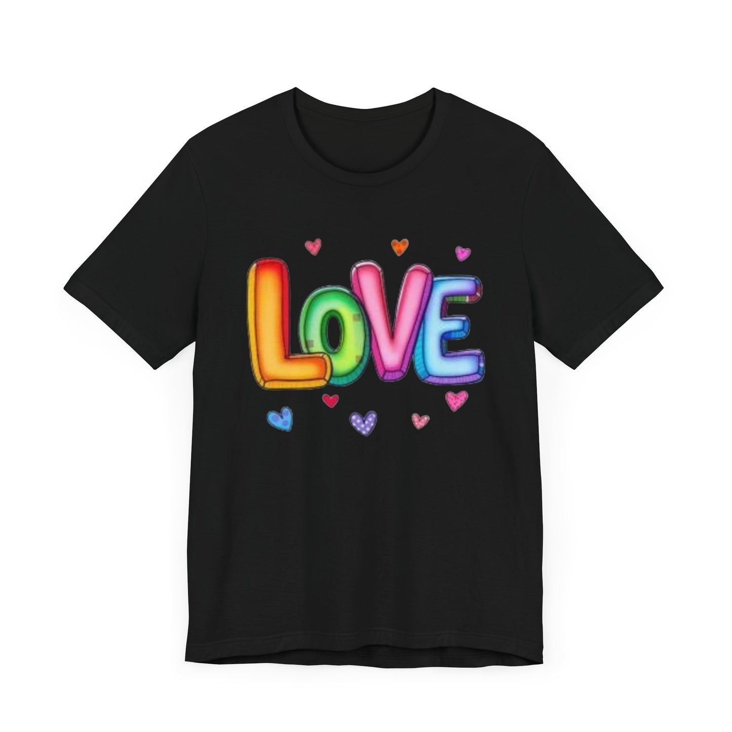 "Colorful Love" - Unisex Jersey Short Sleeve Tee