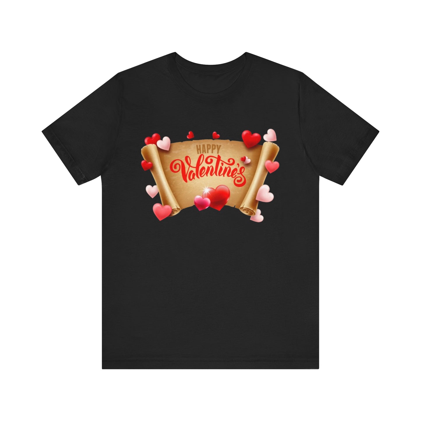 "Happy Valentines Day" - Unisex Jersey Short Sleeve Tee