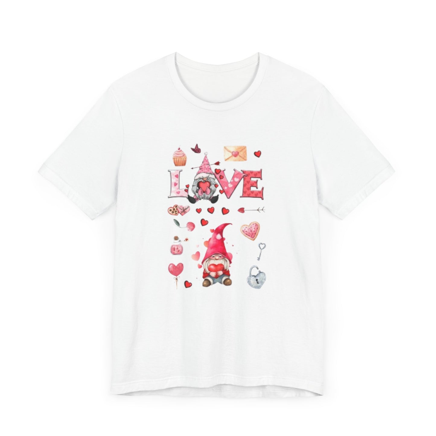 "Gnome Love" - Unisex Jersey Short Sleeve Tee