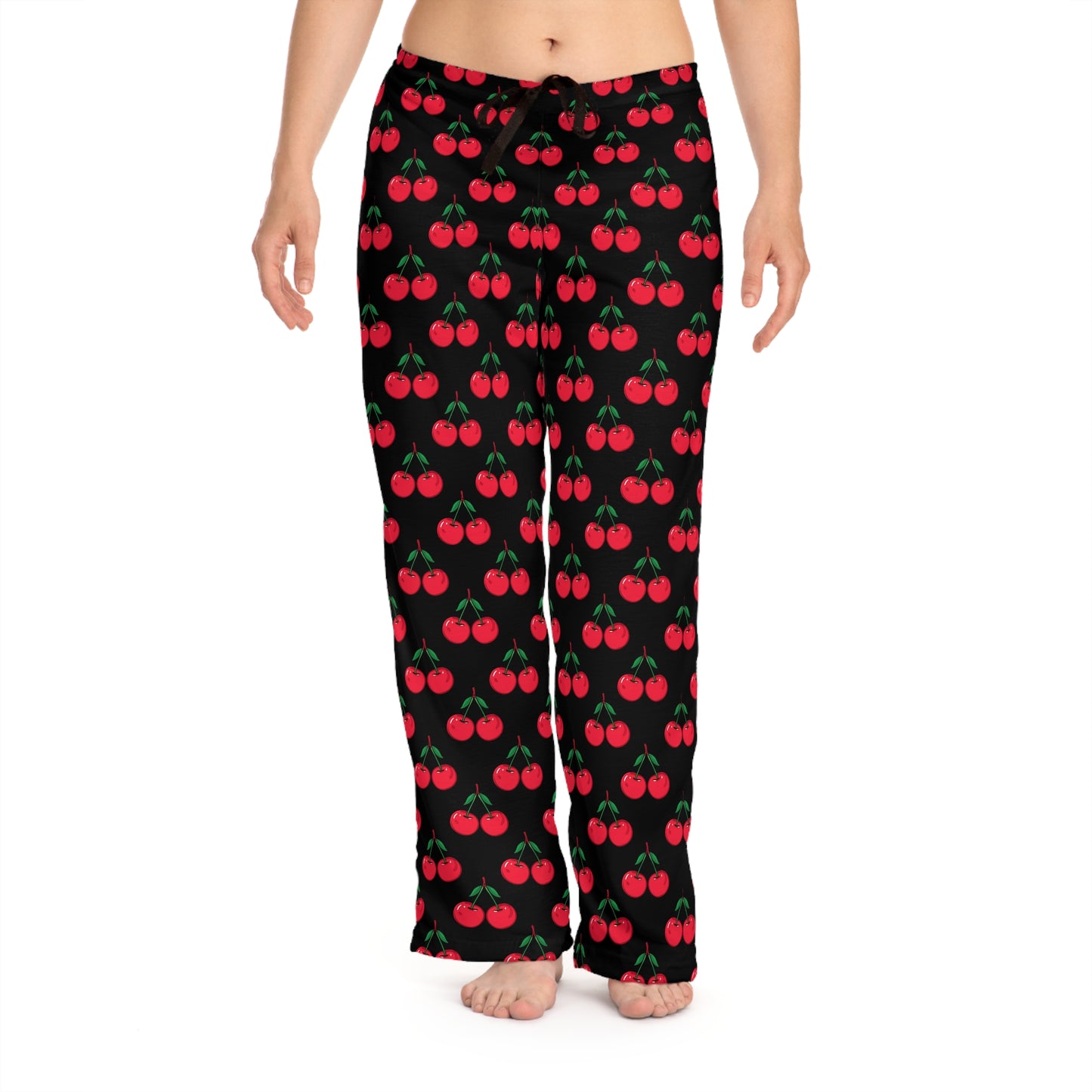 Cherries Valentines Day Women's Pajama Pants