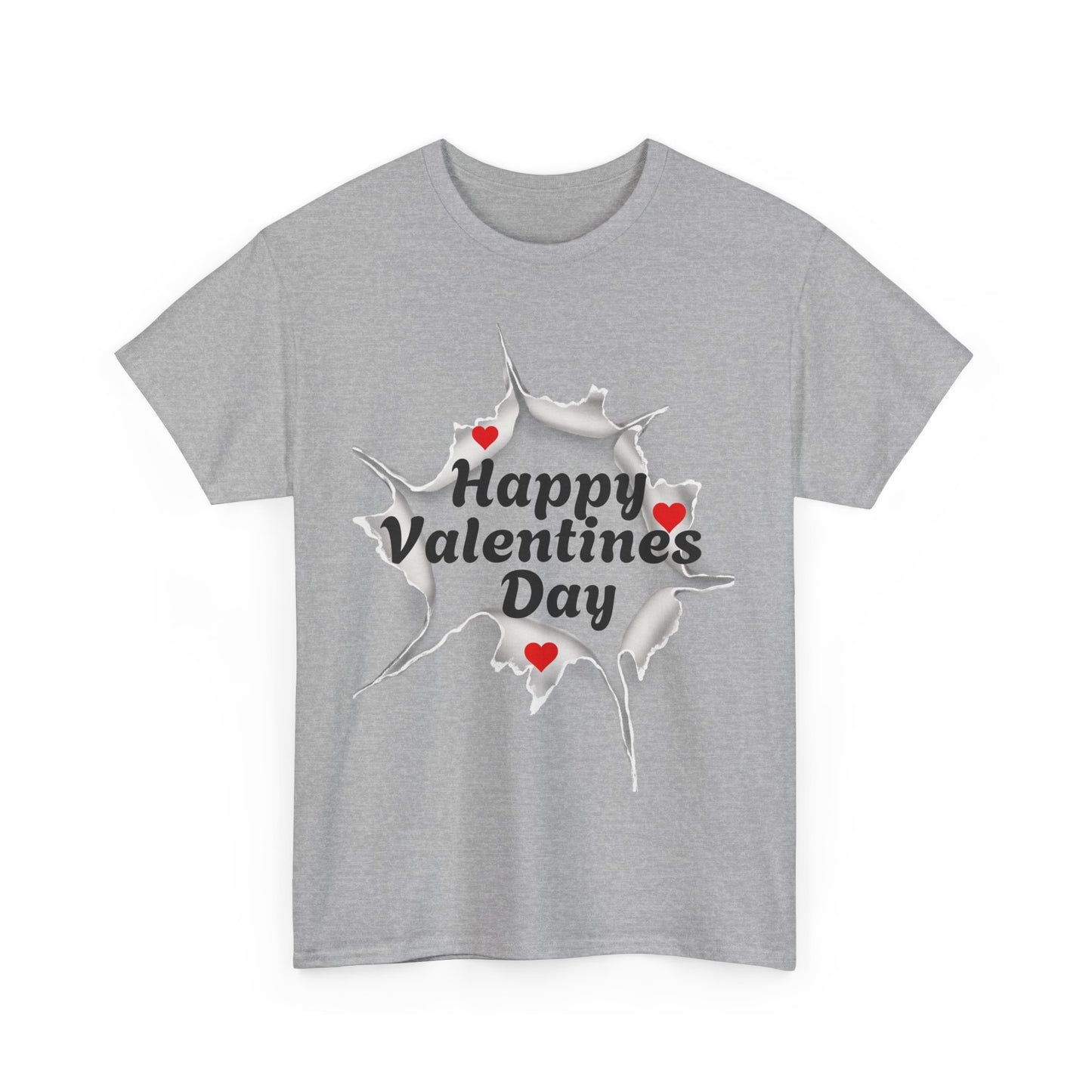 "Happy Valentines Day" - Unisex Heavy Cotton Tee