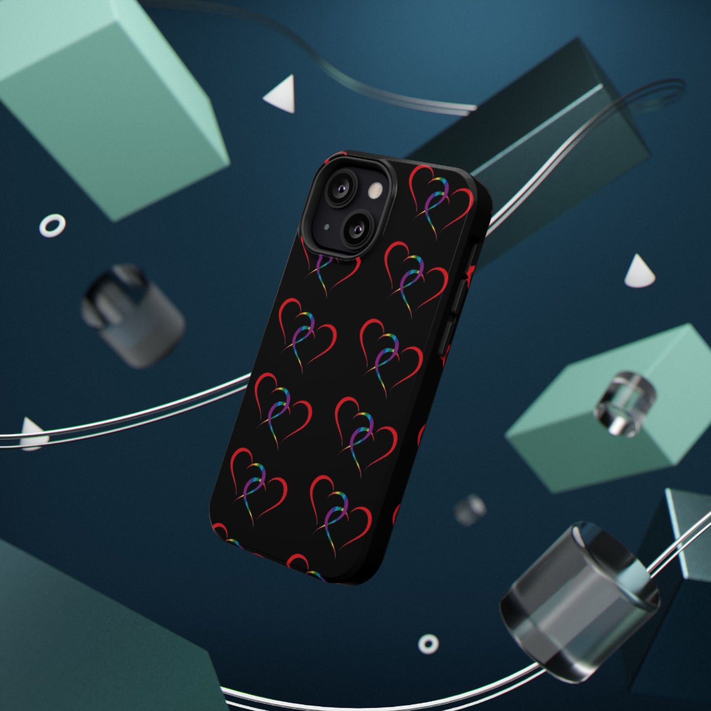 "Hearts" - Impact-Resistant Cases