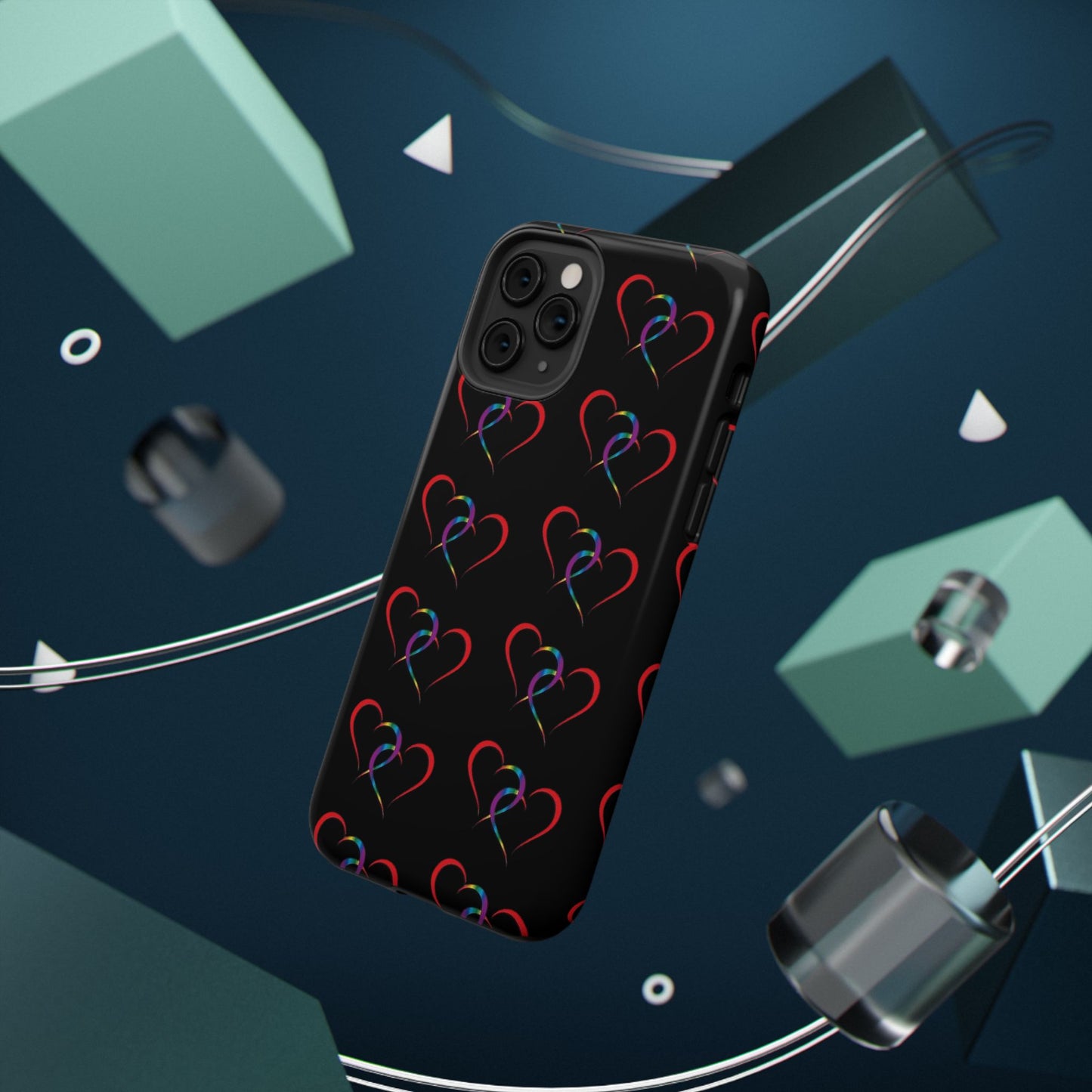"Hearts" - Impact-Resistant Cases