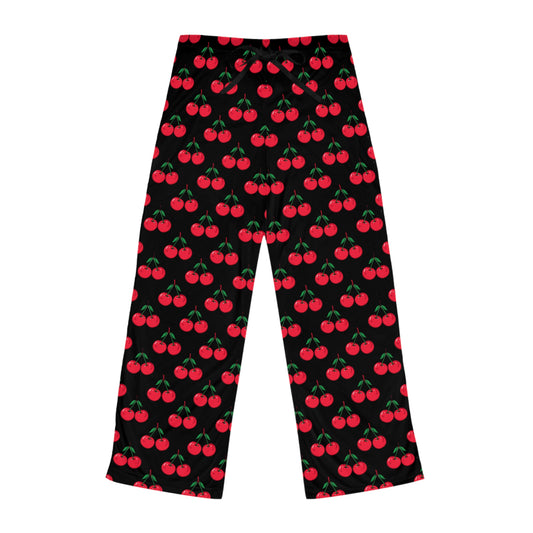 Cherries Valentines Day Women's Pajama Pants