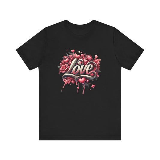 "Love" - Unisex Jersey Short Sleeve Tee