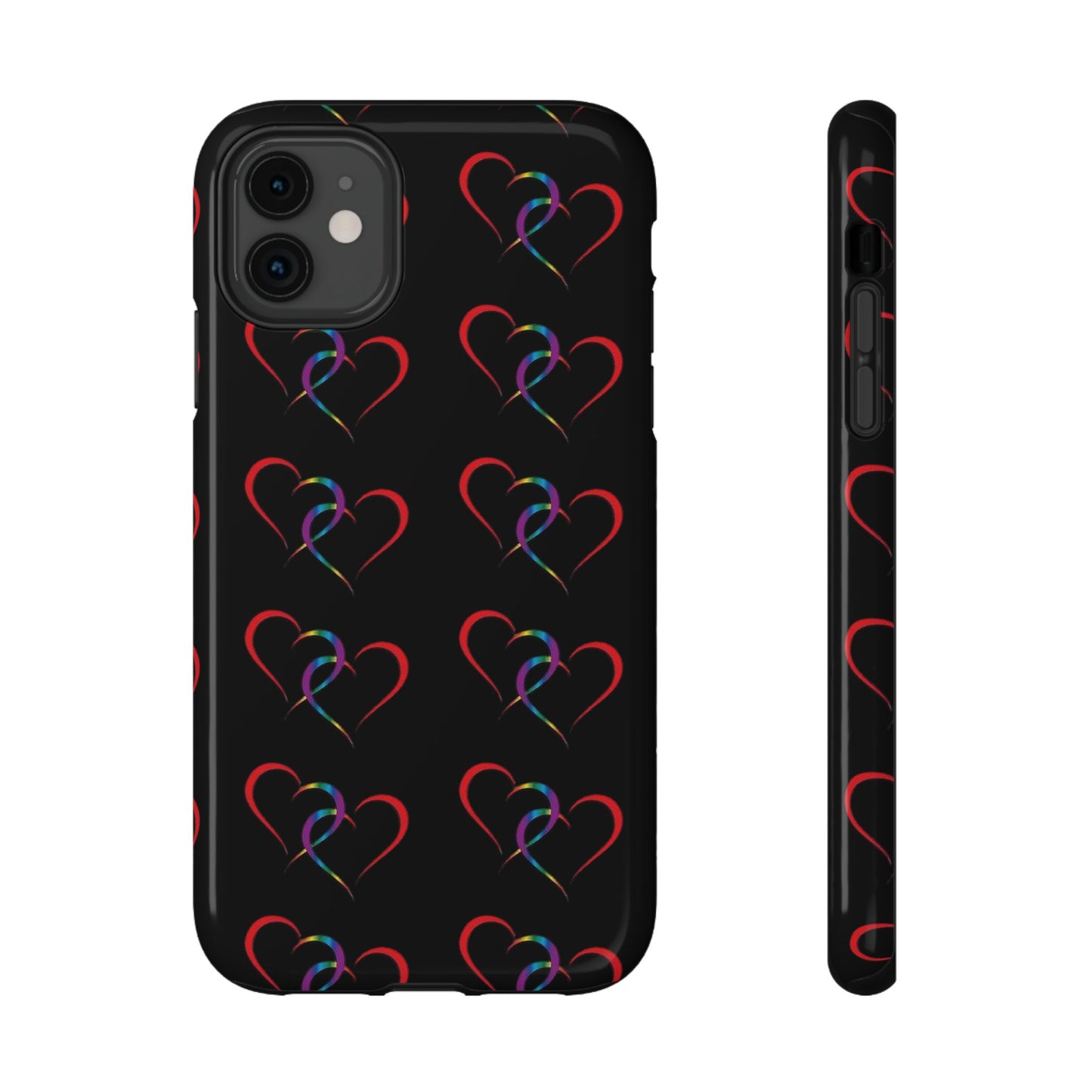 "Hearts" - Impact-Resistant Cases