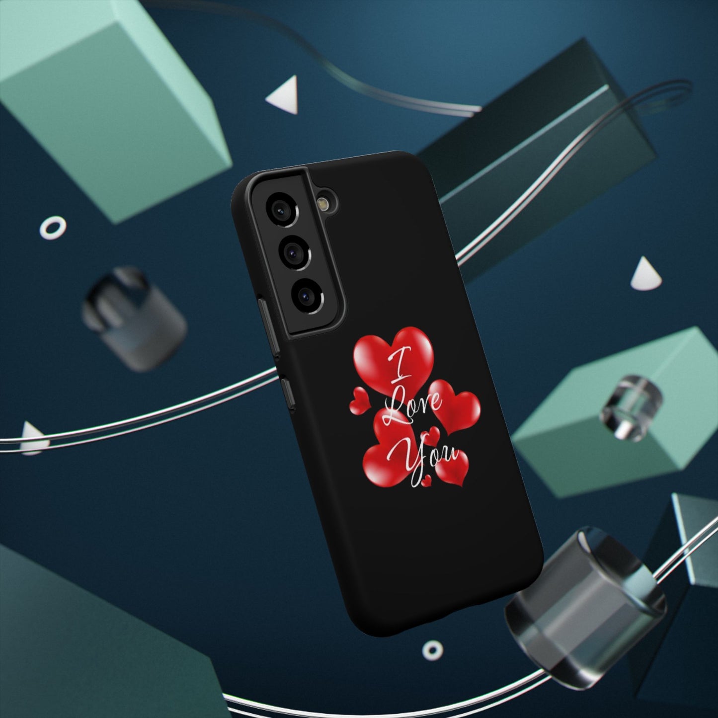 "I Love You" -Impact-Resistant Cases
