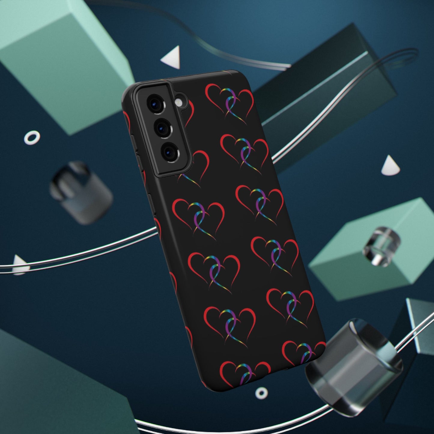 "Hearts" - Impact-Resistant Cases