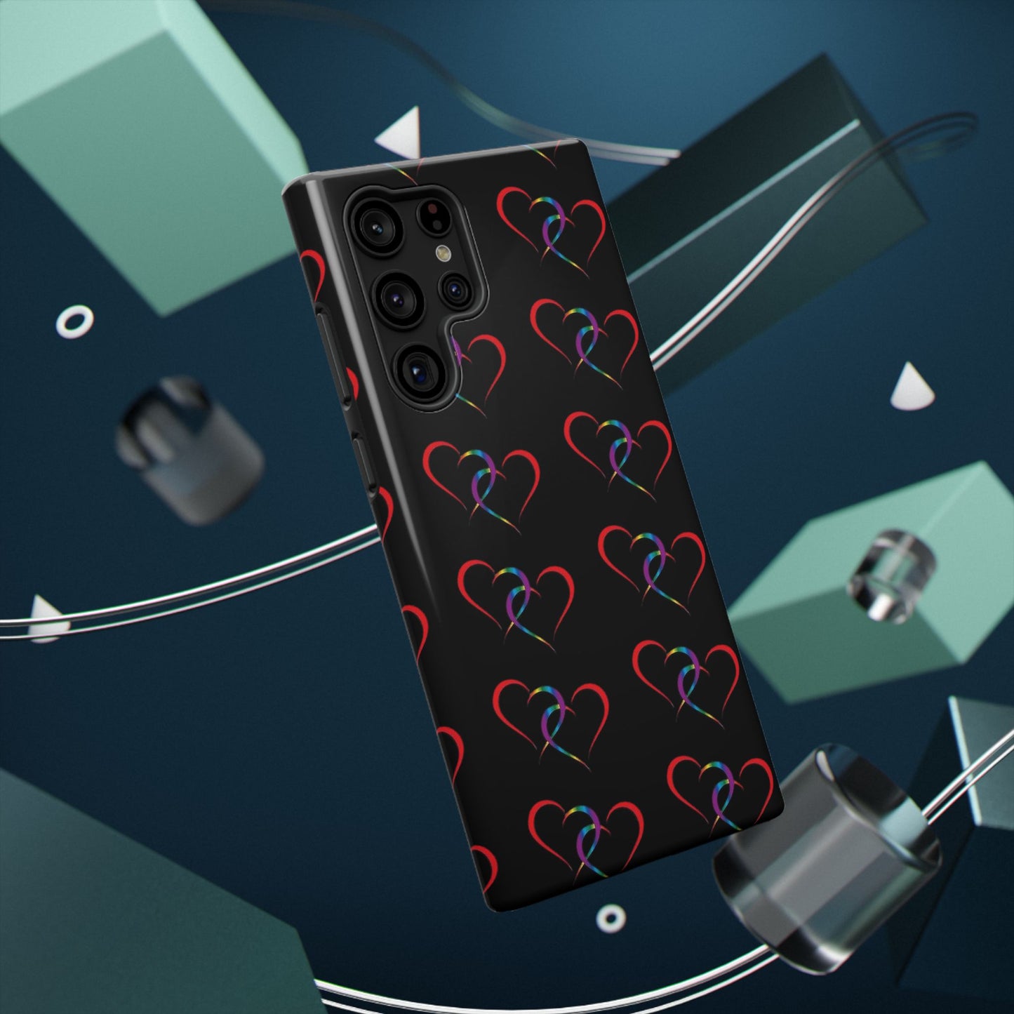 "Hearts" - Impact-Resistant Cases