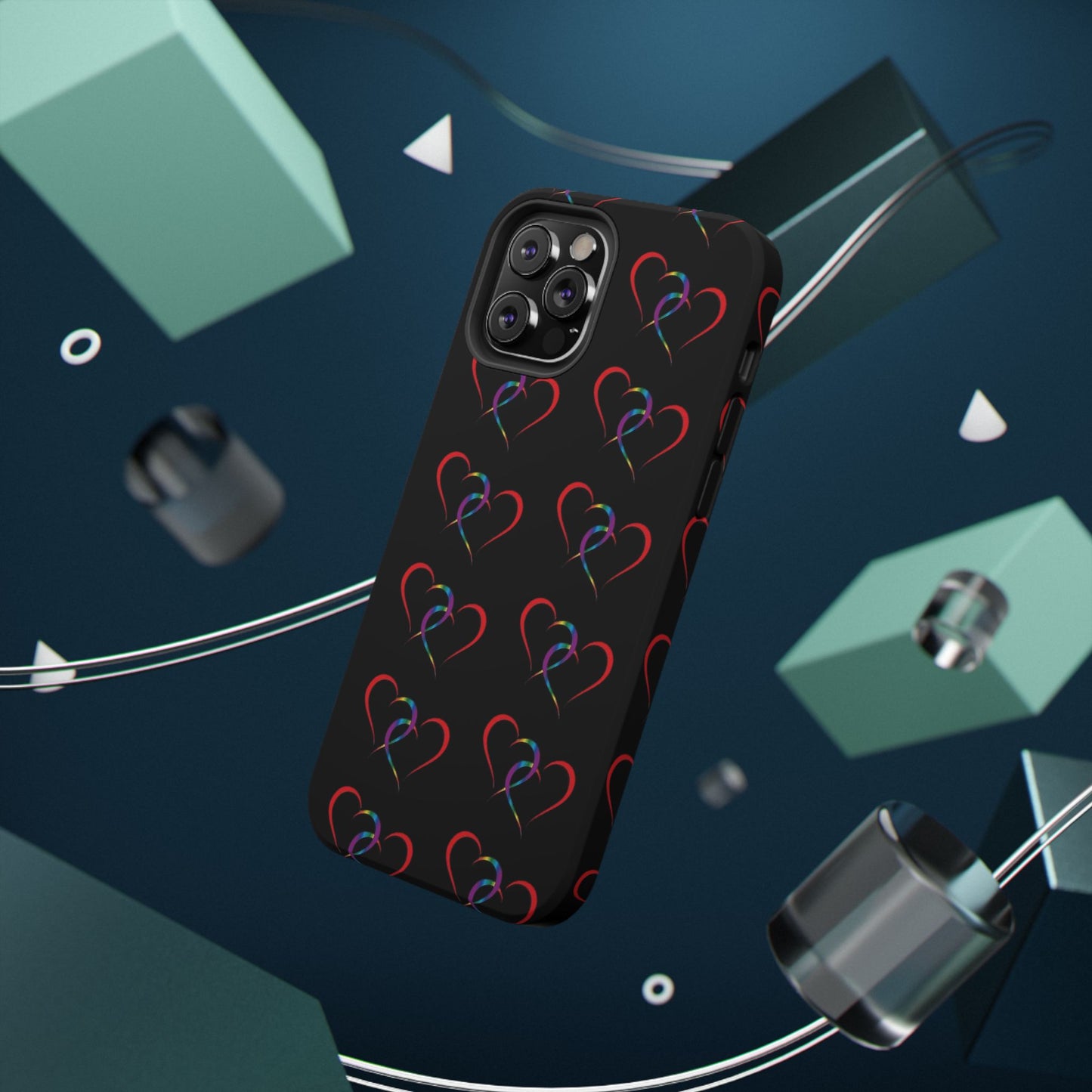 "Hearts" - Impact-Resistant Cases
