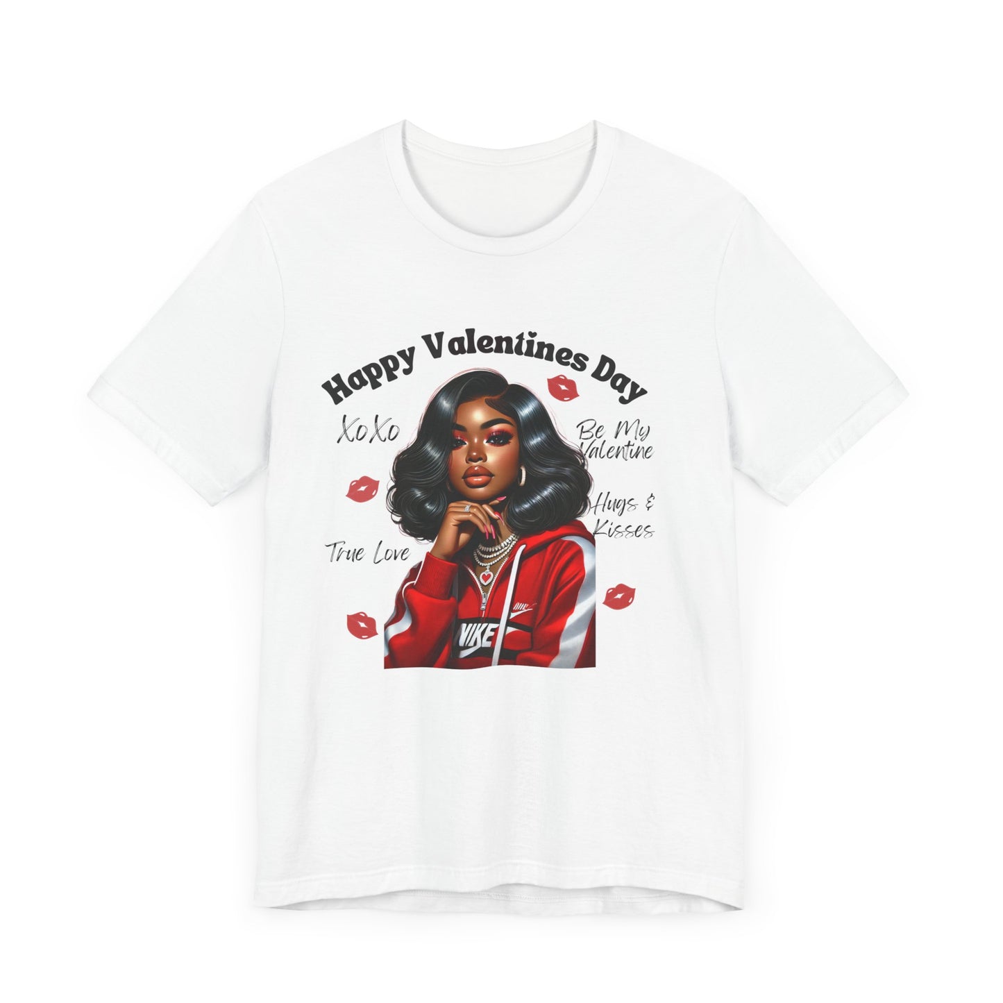 "Happy Valentines Day" - Unisex Jersey Short Sleeve Tee