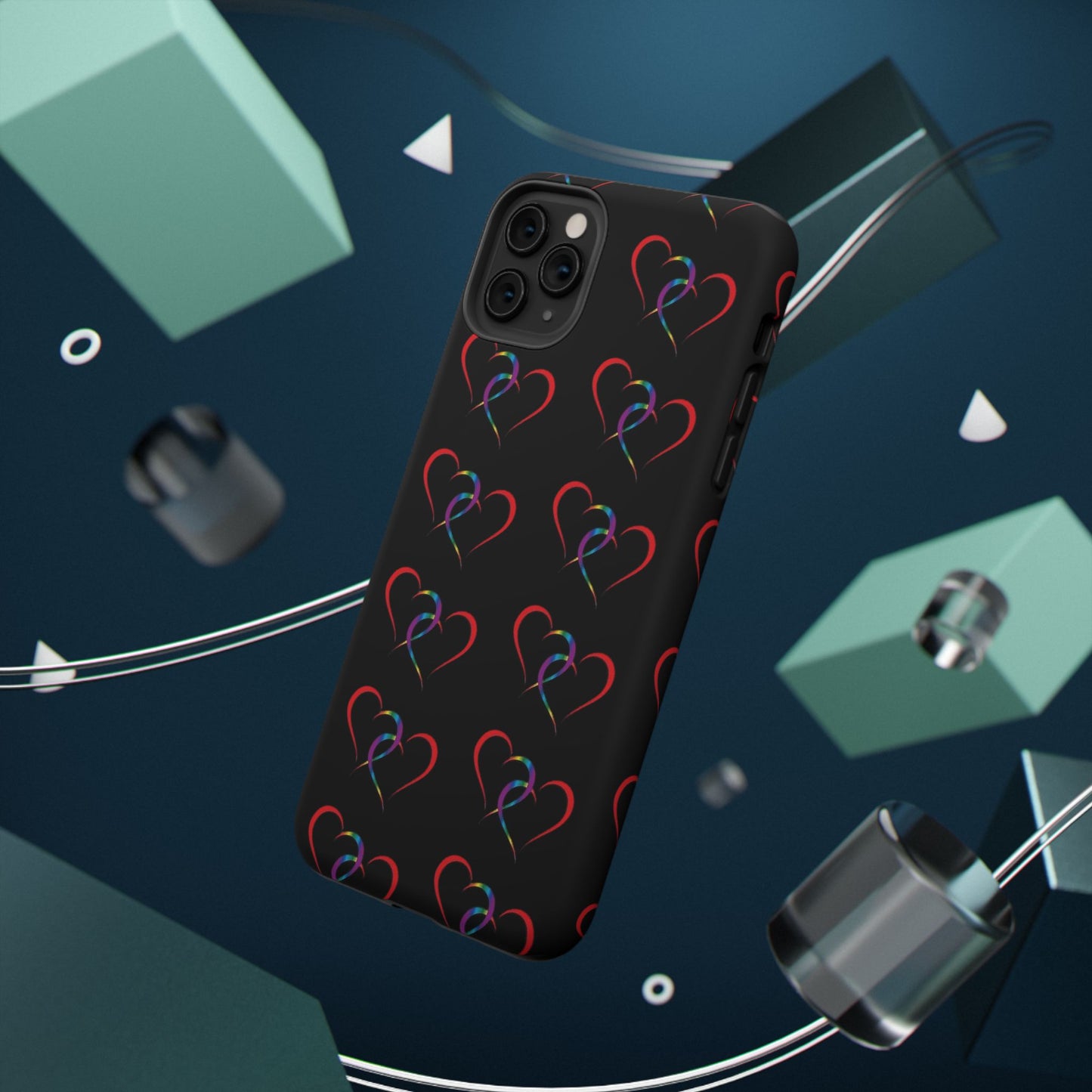 "Hearts" - Impact-Resistant Cases