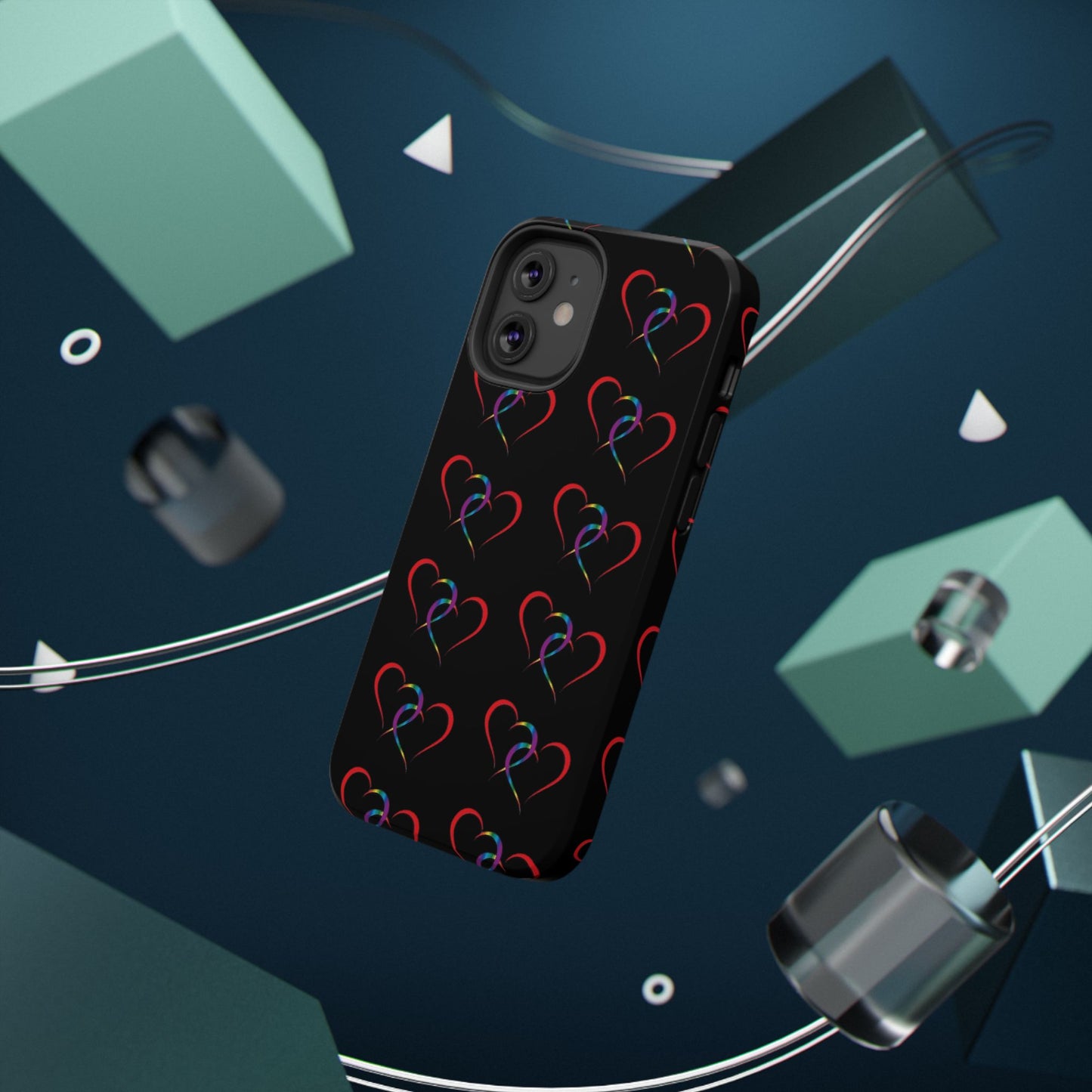 "Hearts" - Impact-Resistant Cases