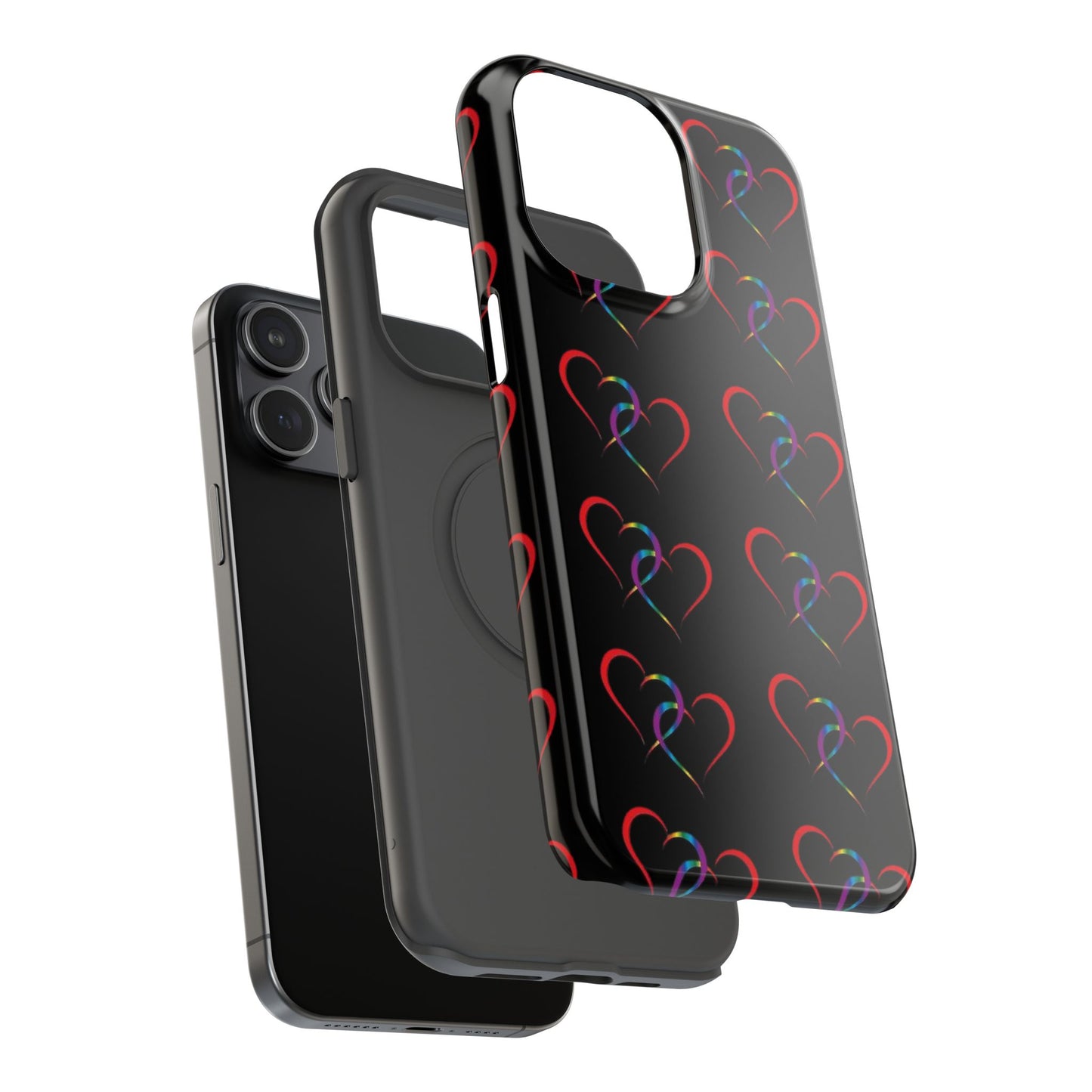 "Hearts" - Impact-Resistant Cases