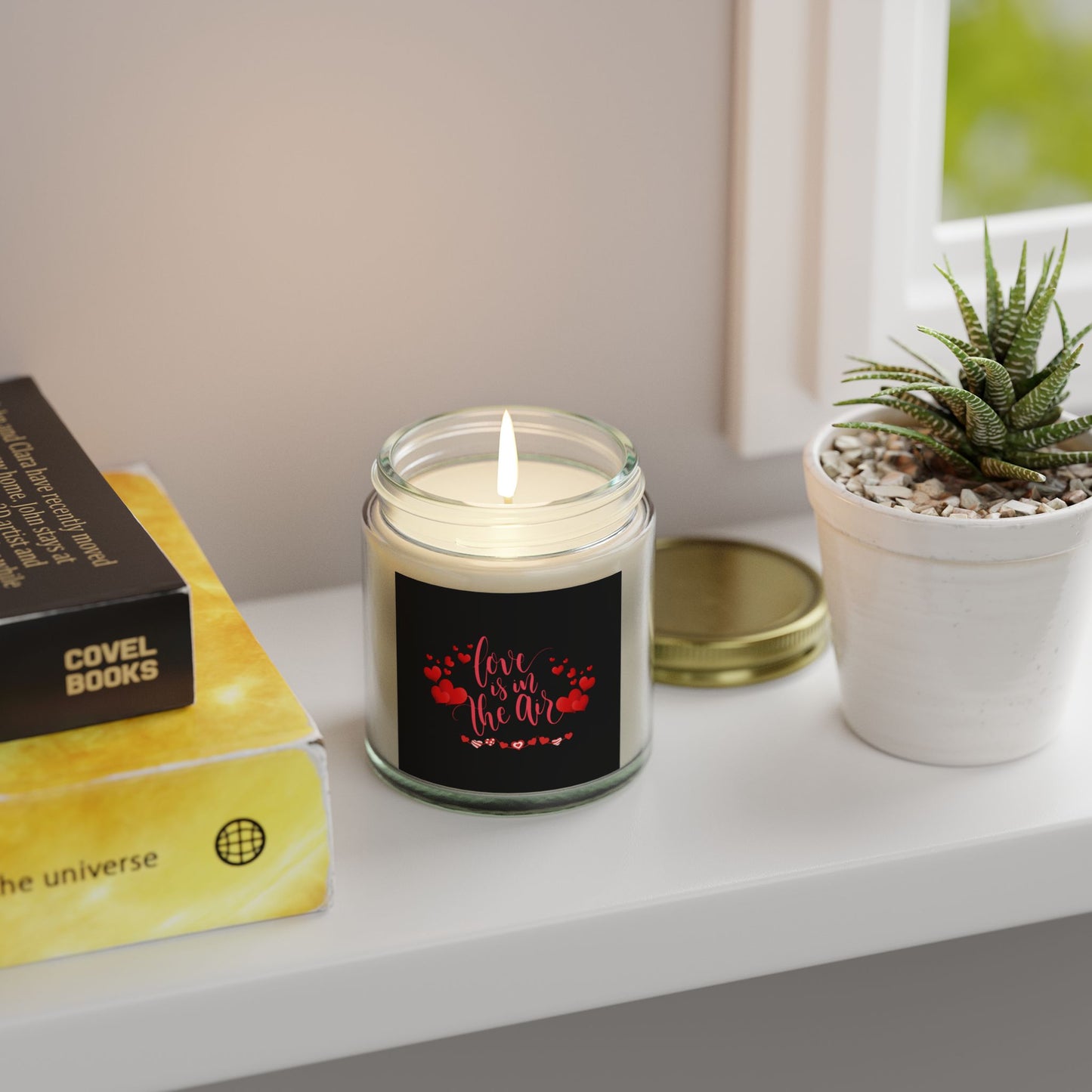 Candle, Valentines Day Coconut Apricot Wax Scented Candle