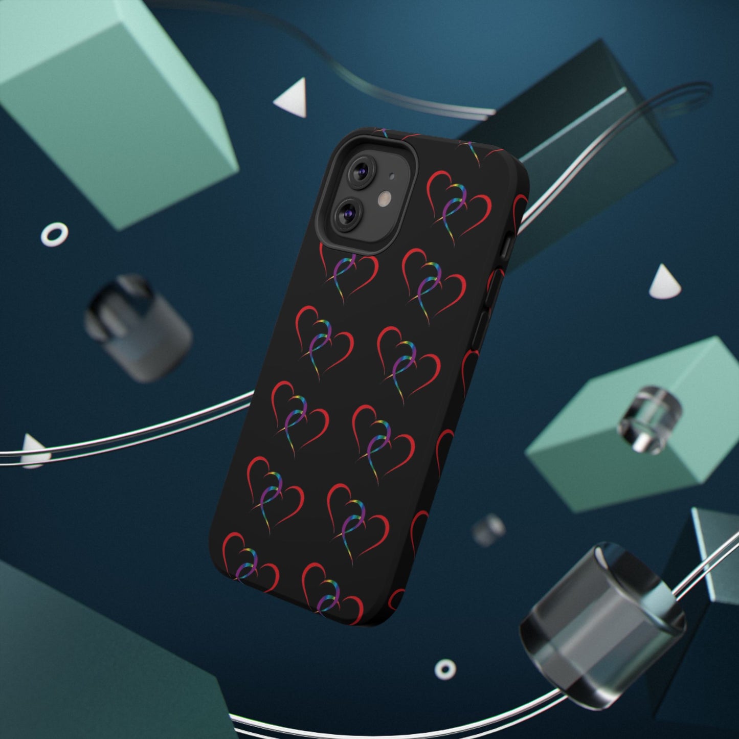 "Hearts" - Impact-Resistant Cases