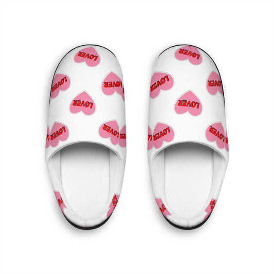 Women's Slippers - Valentines Day Heart Design