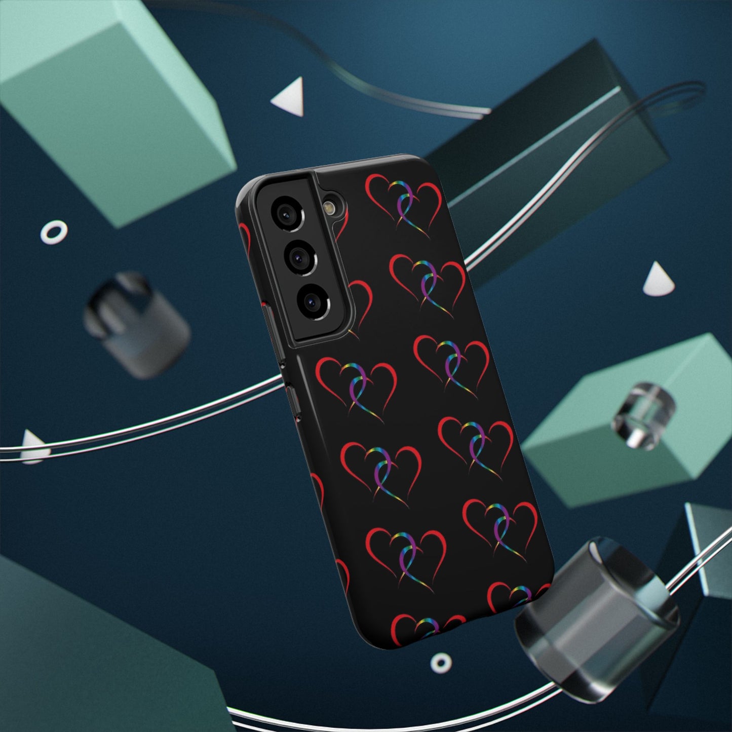 "Hearts" - Impact-Resistant Cases