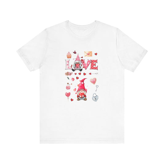 "Gnome Love" - Unisex Jersey Short Sleeve Tee