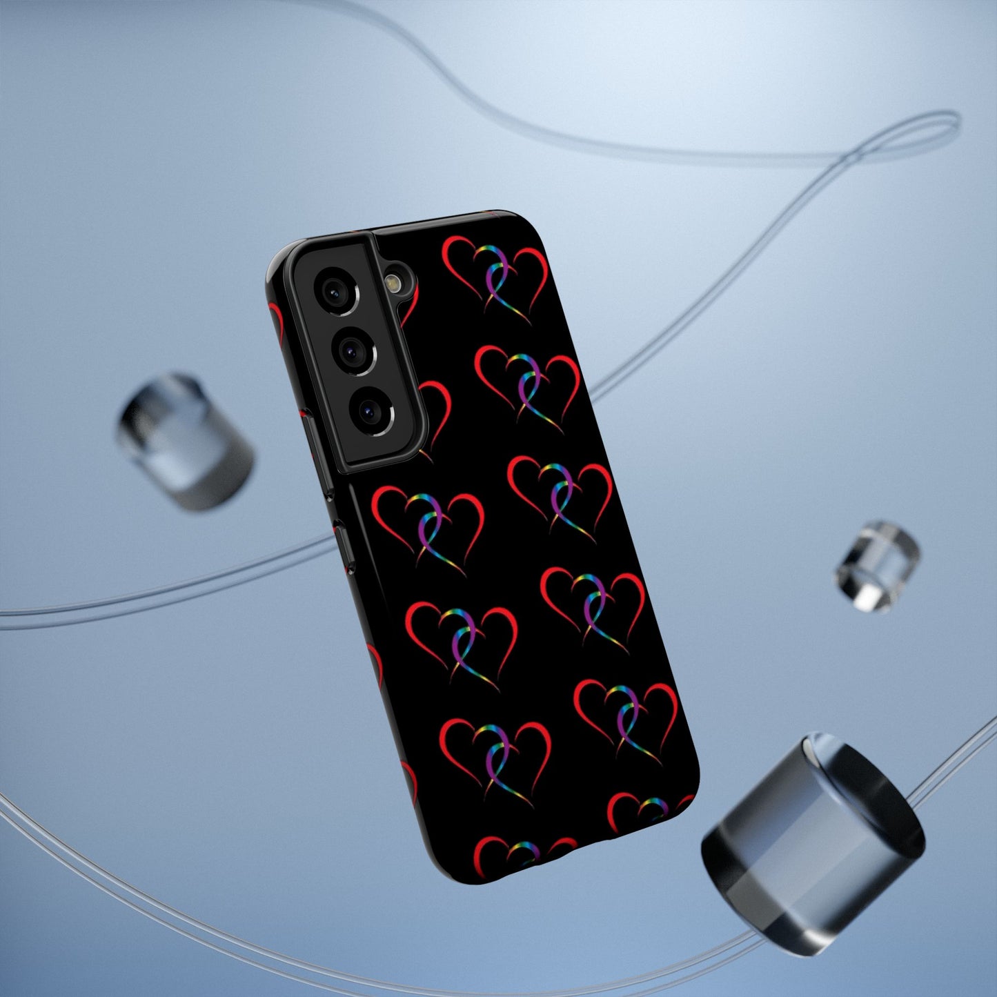 "Hearts" - Impact-Resistant Cases