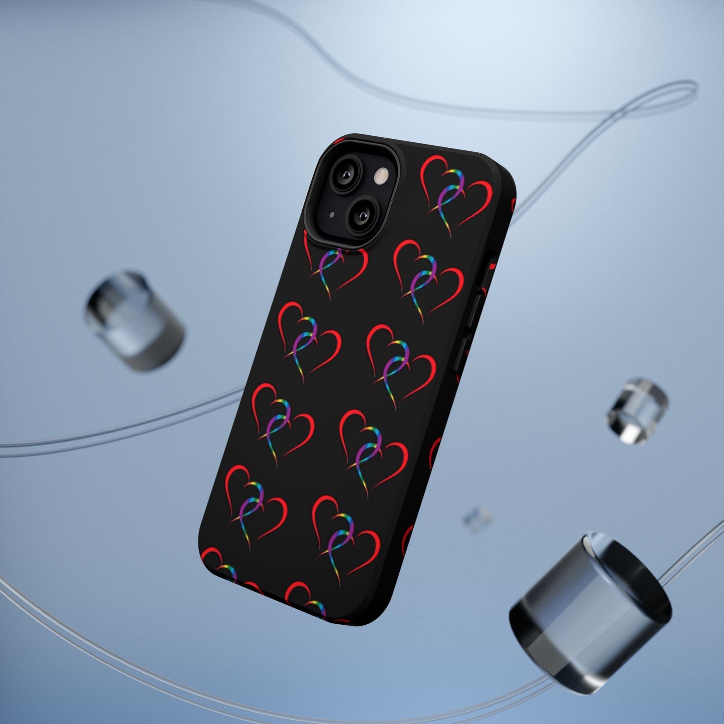 "Hearts" - Impact-Resistant Cases