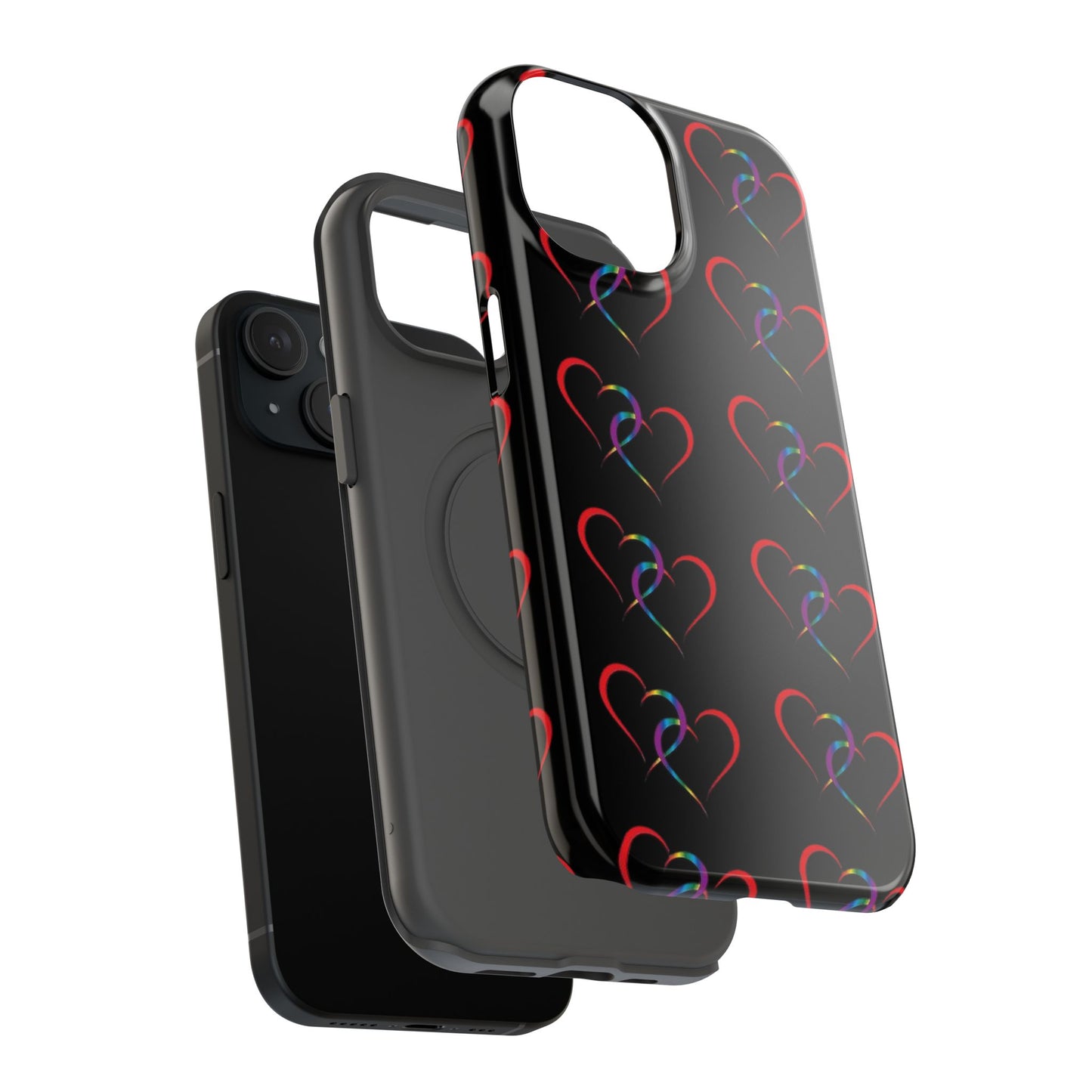 "Hearts" - Impact-Resistant Cases