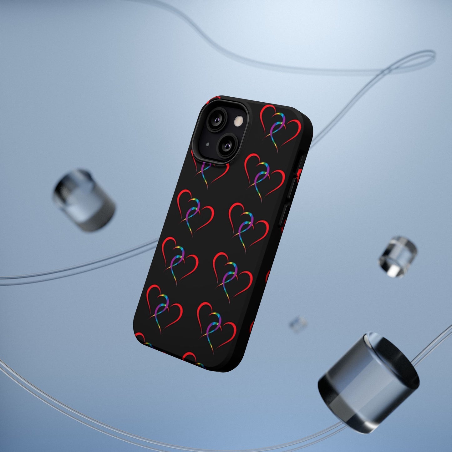 "Hearts" - Impact-Resistant Cases