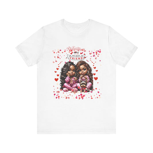 "Best Friend" - Unisex Jersey Short Sleeve Tee