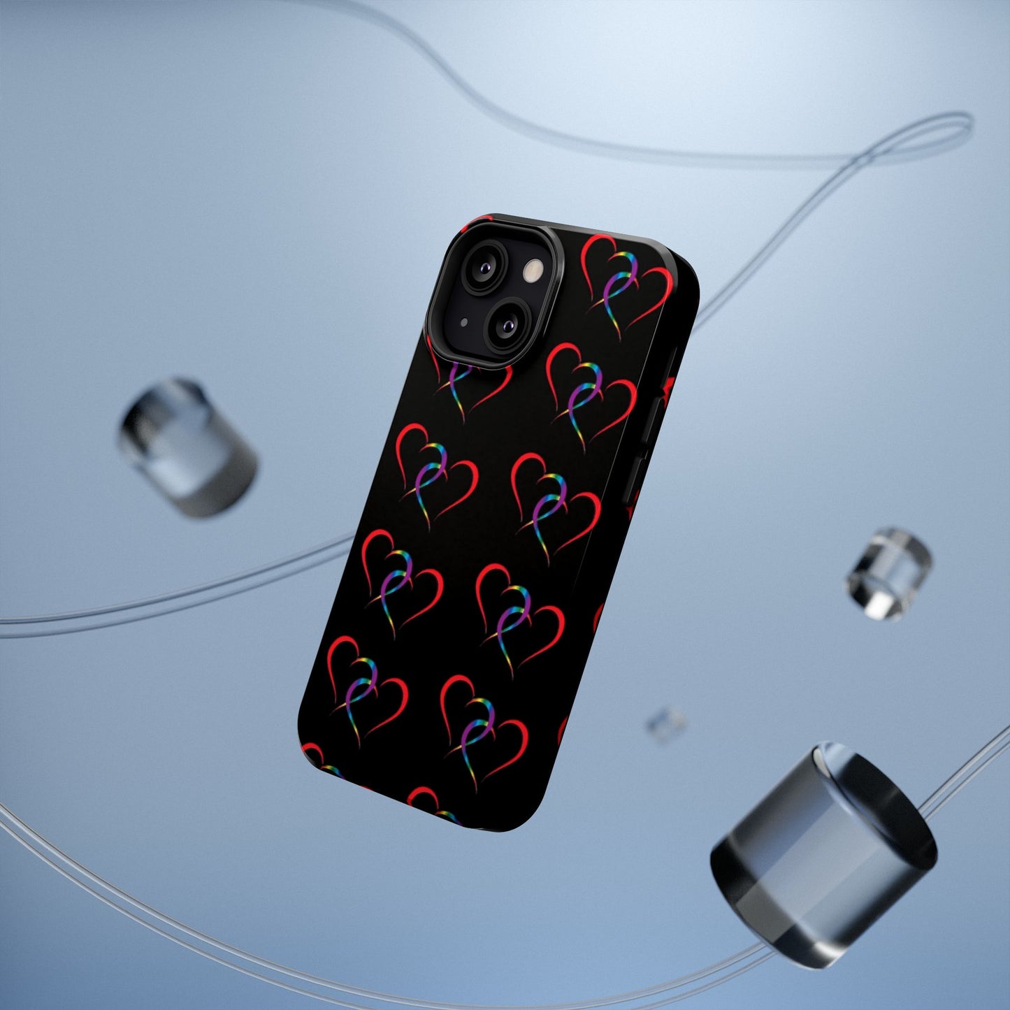 "Hearts" - Impact-Resistant Cases