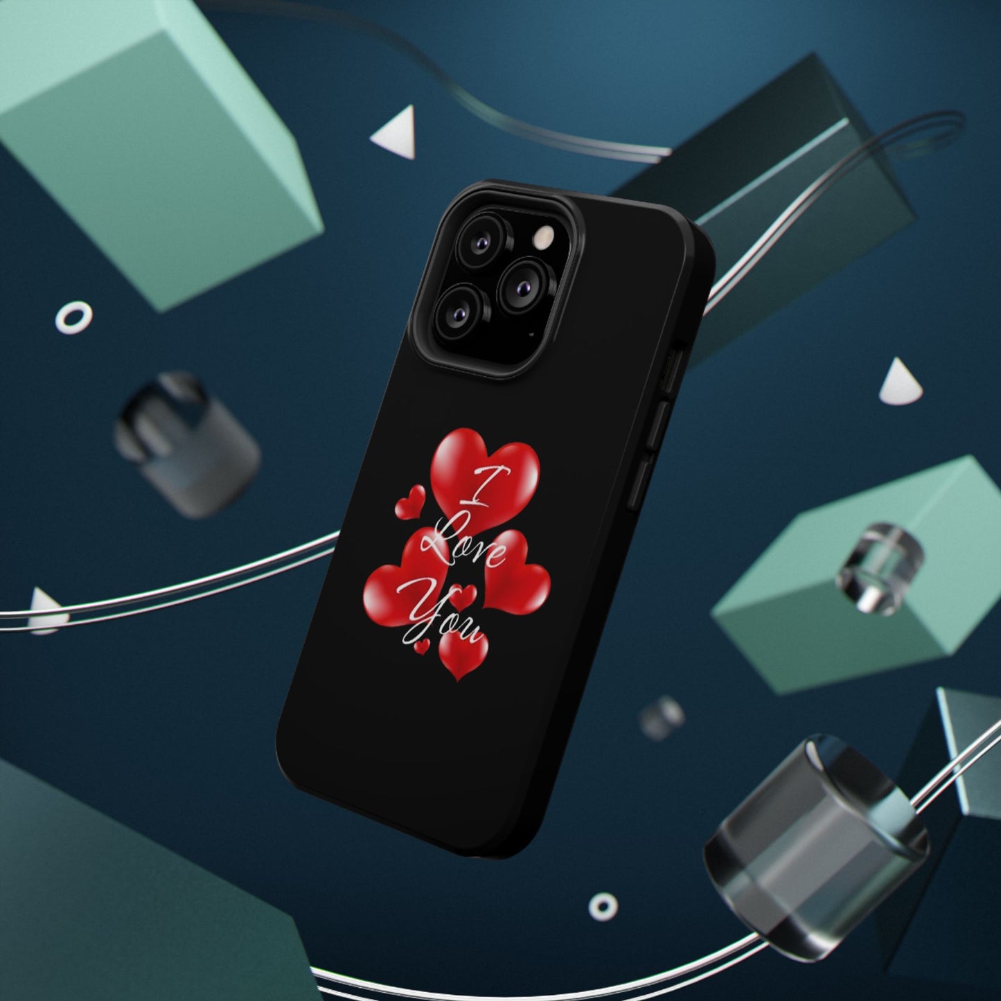 "I Love You" -Impact-Resistant Cases