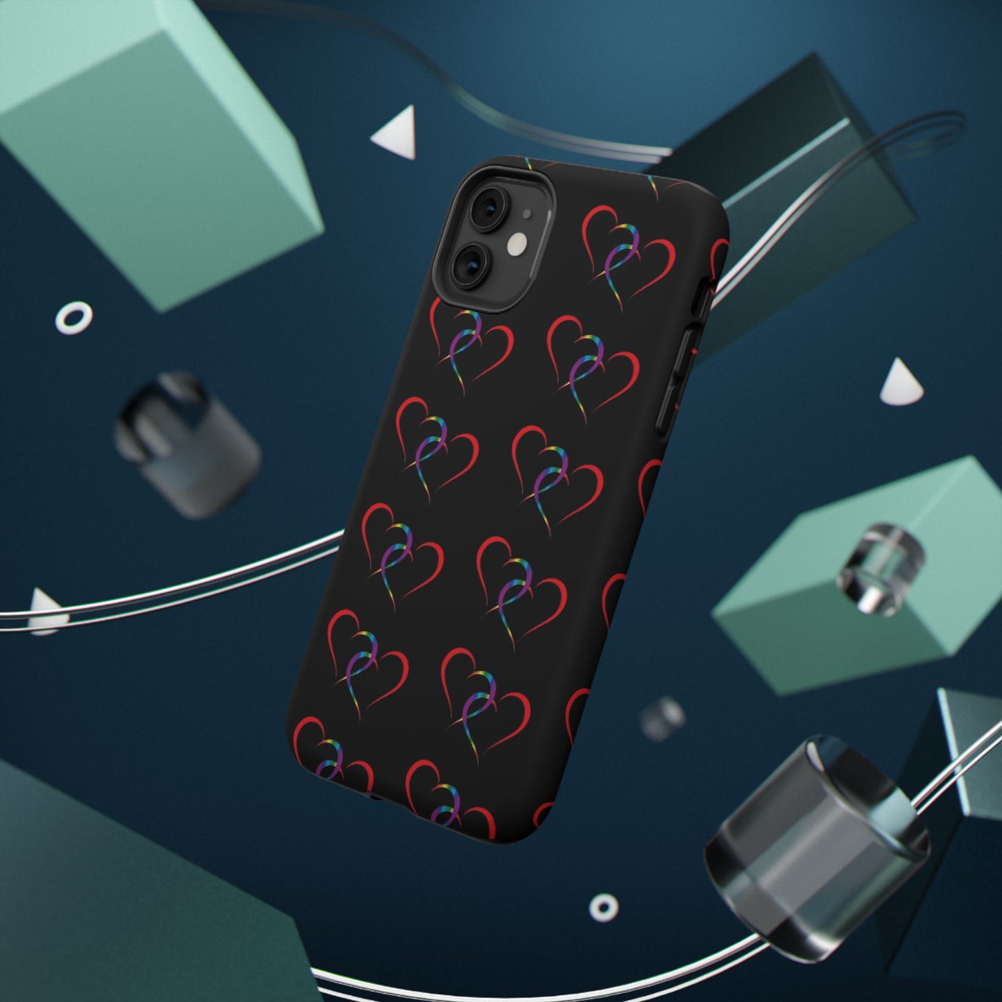 "Hearts" - Impact-Resistant Cases