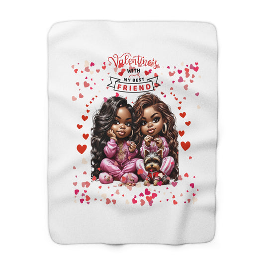 "Best Friend" - Sherpa Fleece Blanket
