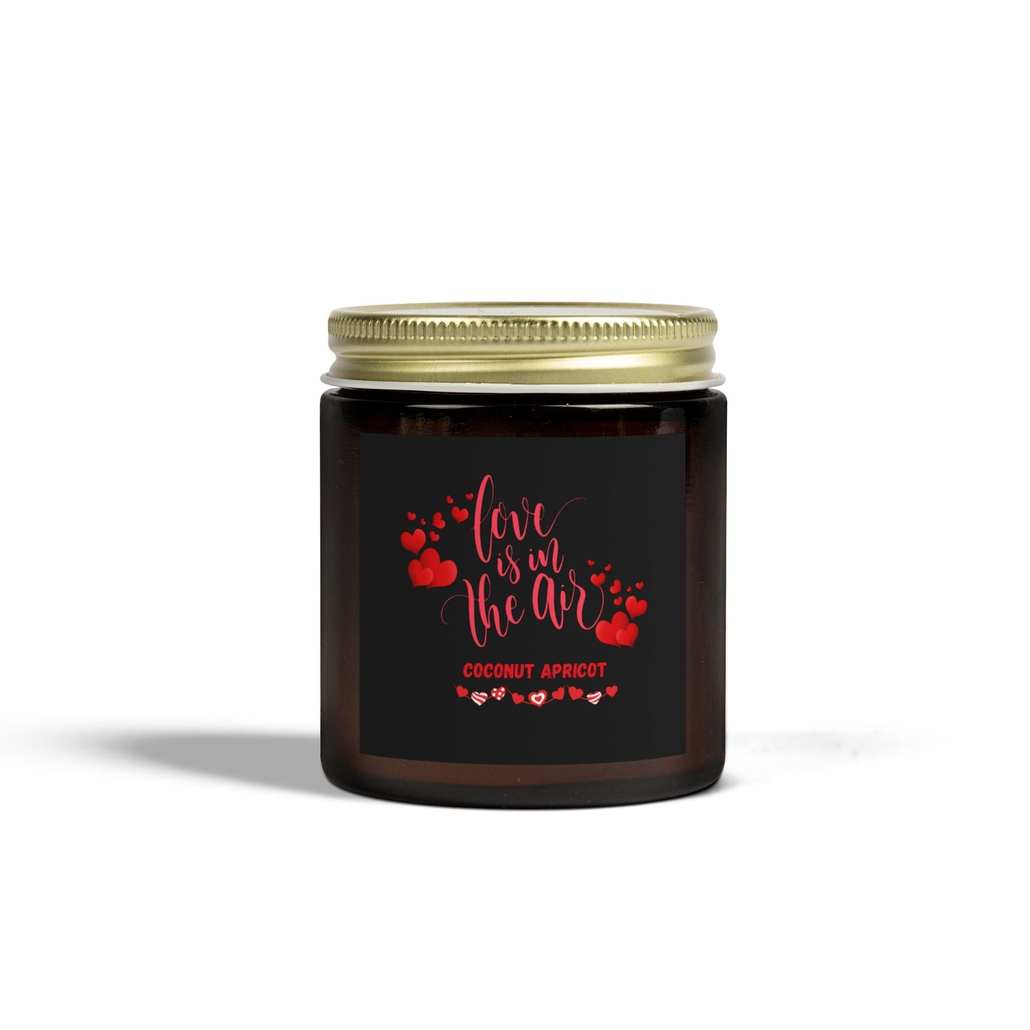 Scented Candle, Valentines Day Coconut Apricot Wax (4oz, 9oz)