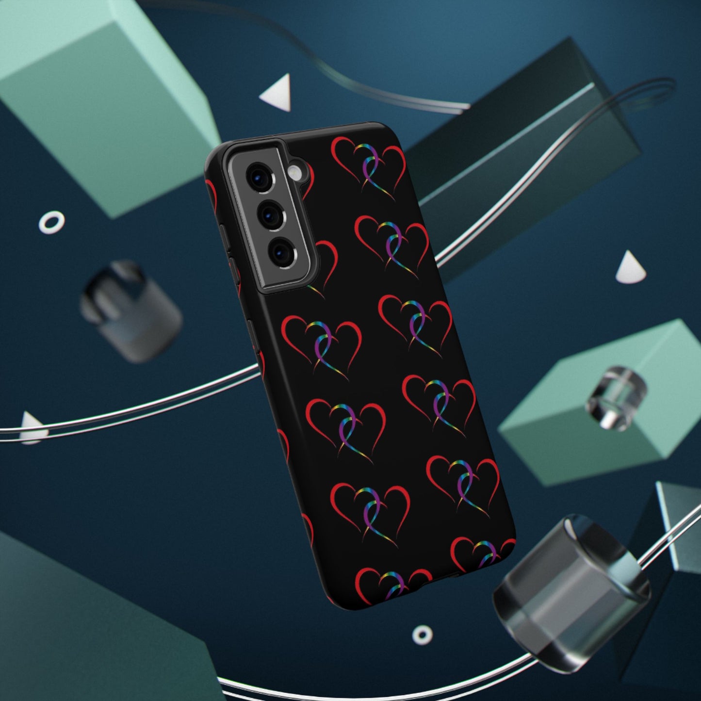 "Hearts" - Impact-Resistant Cases