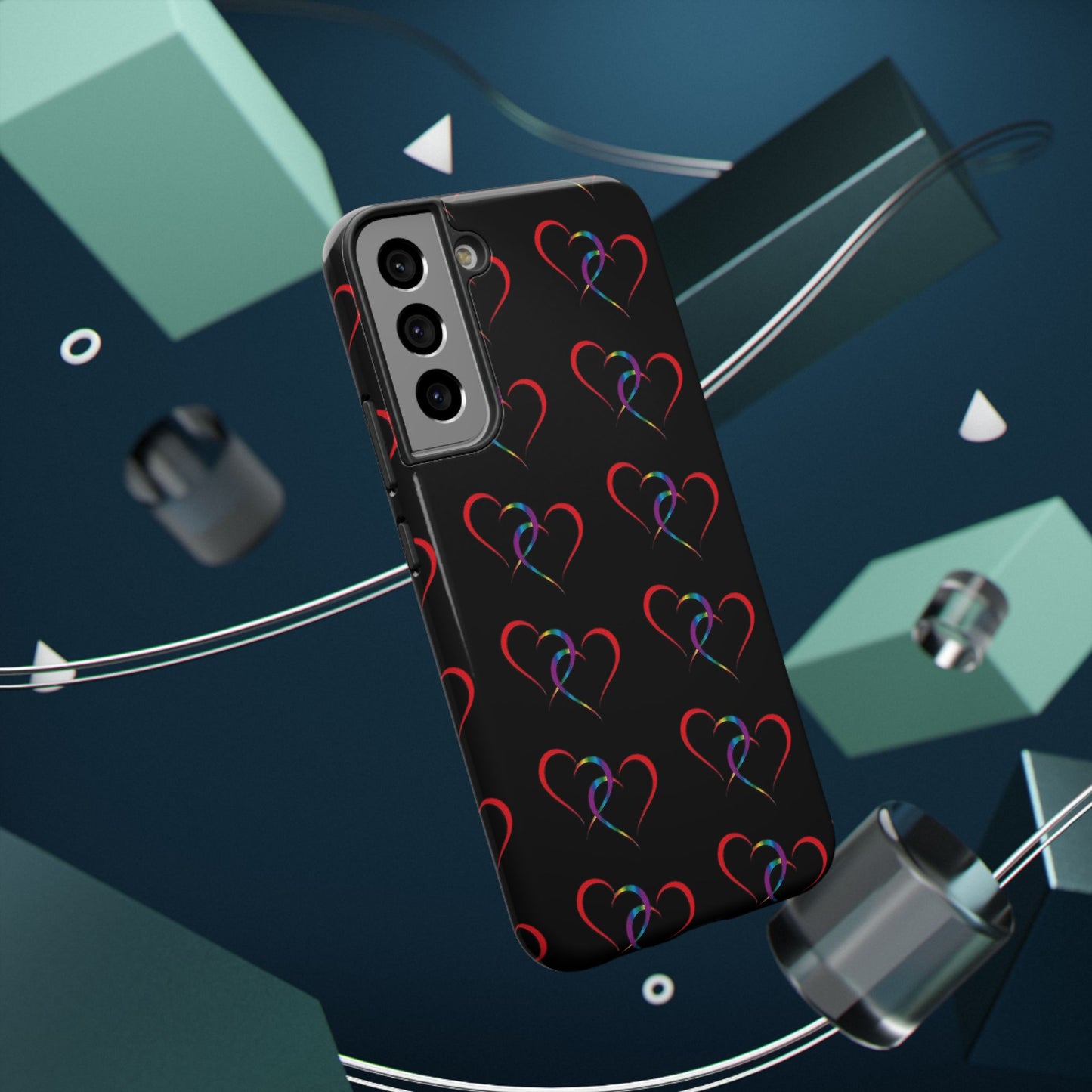 "Hearts" - Impact-Resistant Cases