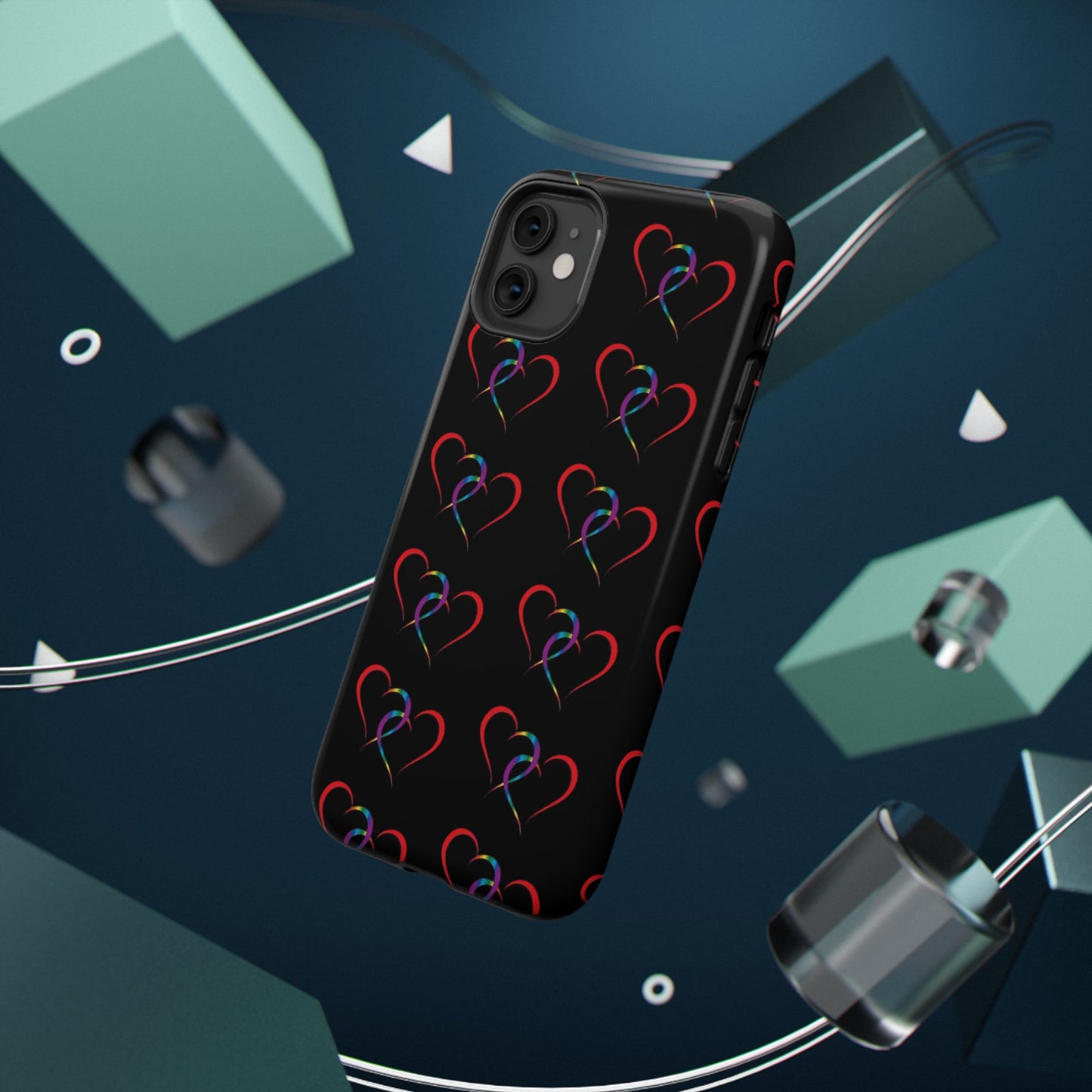 "Hearts" - Impact-Resistant Cases