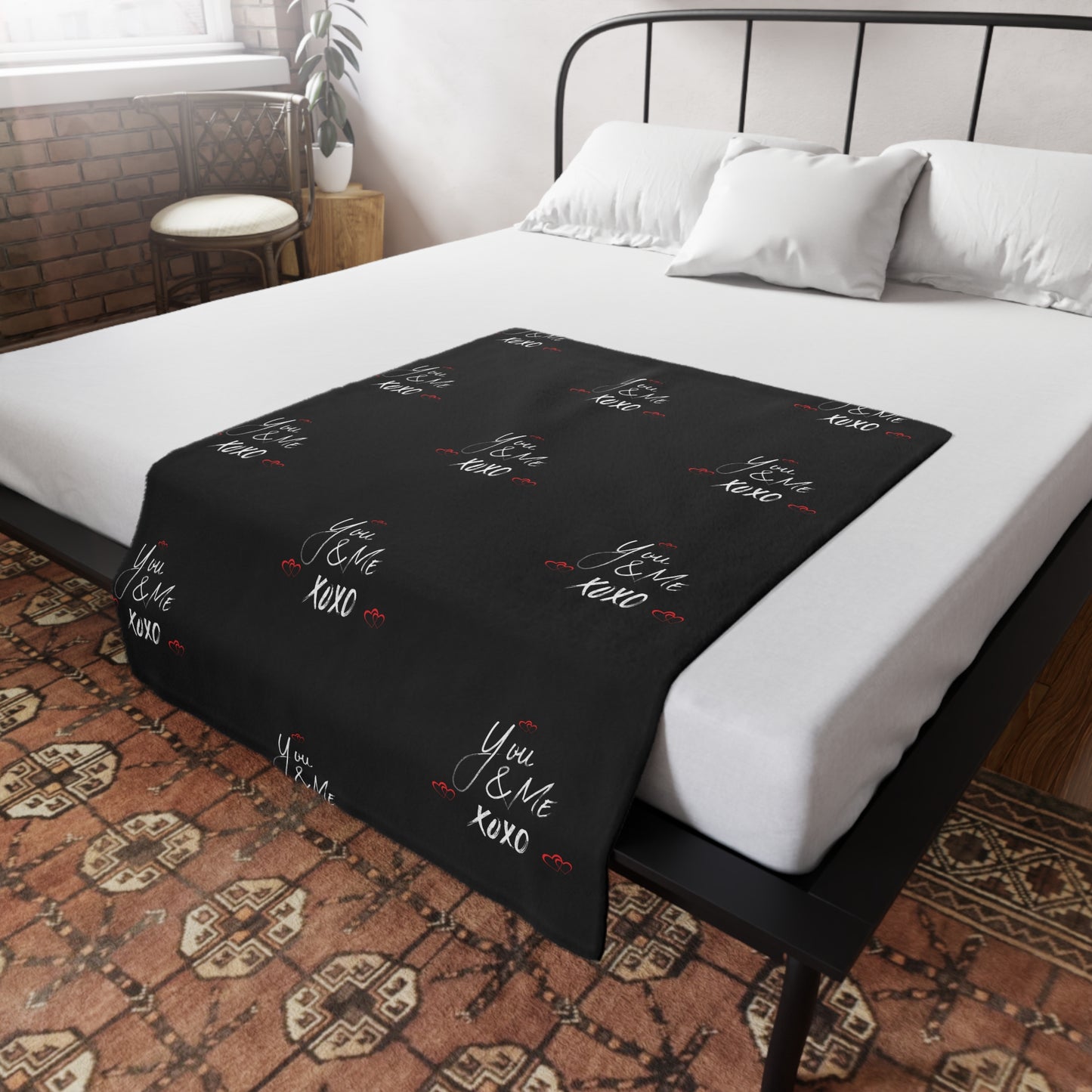 "You and Me" -Plush Fleece Blanket