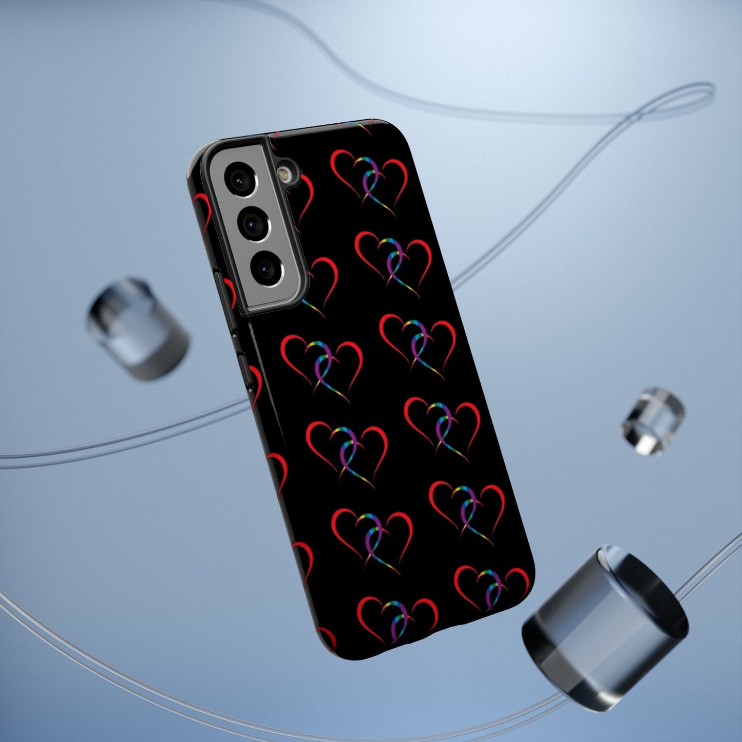 "Hearts" - Impact-Resistant Cases